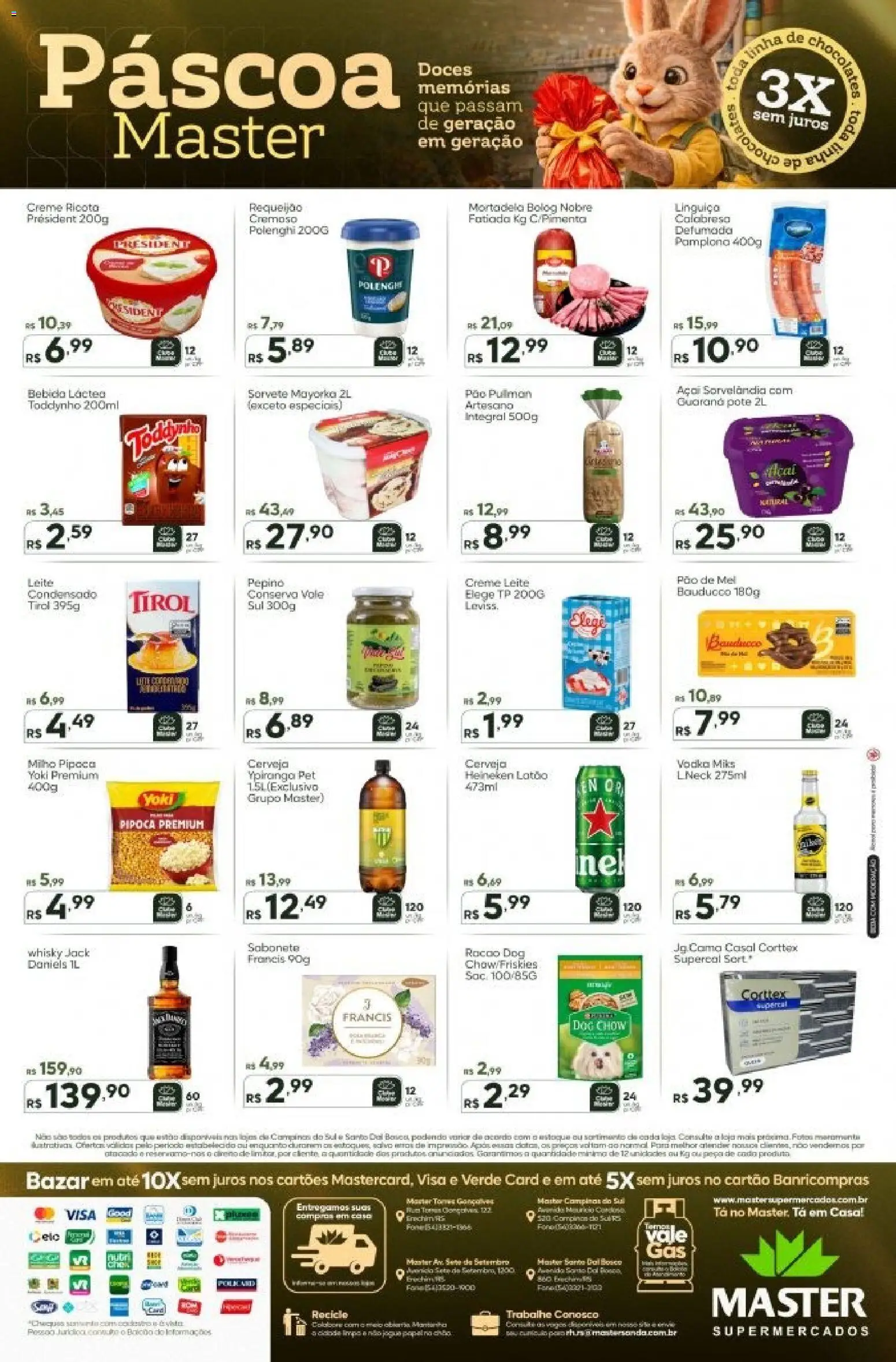 Master Folheto - válido de 23.02.2026 | Página: 2 | Produtos: Cama, Leite, Pão, Pipoca