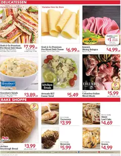 Preview of Martin’s weekly ads valid from 30.11.2025 | Page: 13 | Products: Cheese, Bread, Ham, Garlic