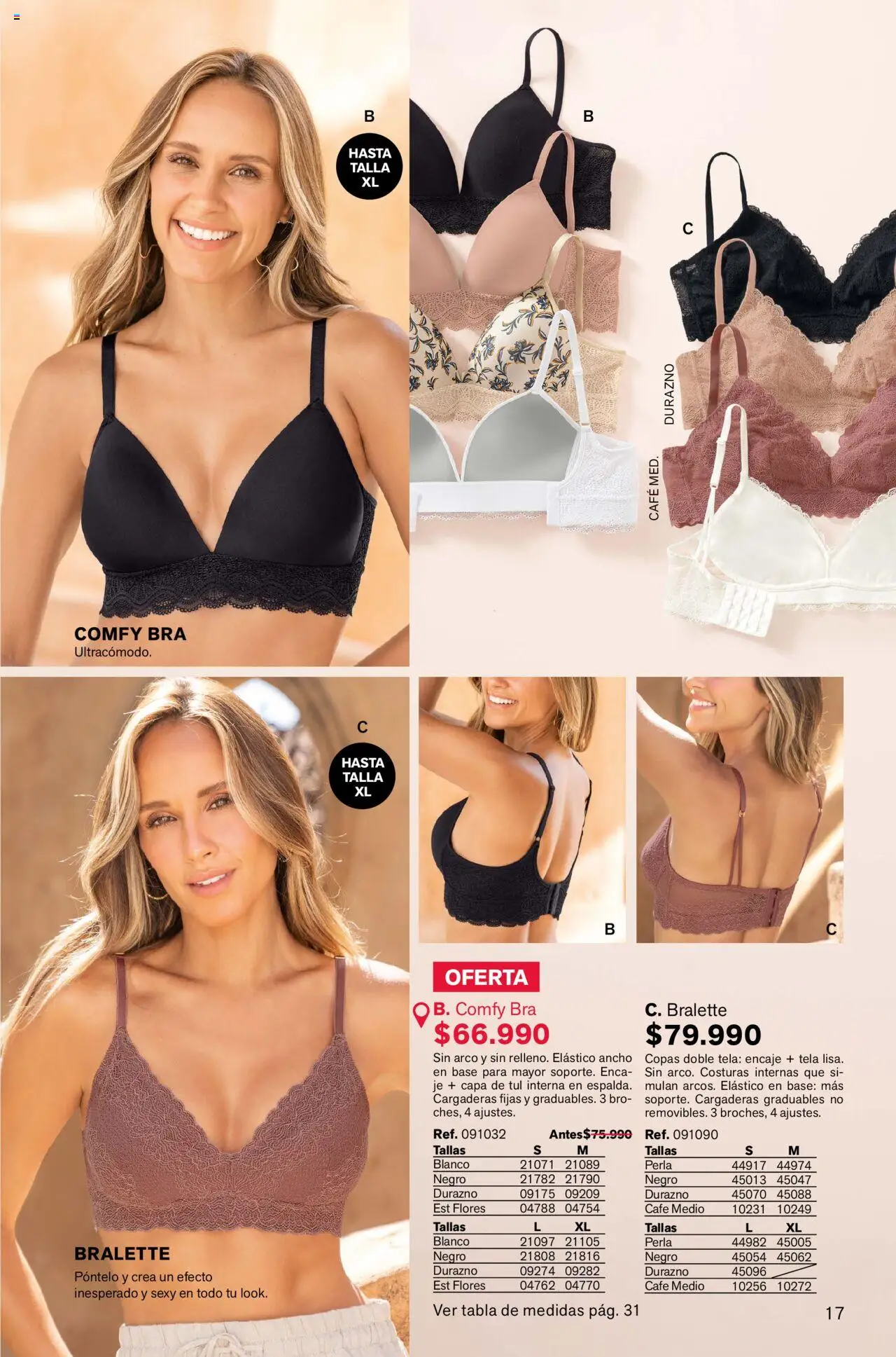 Leonisa revista - valida desde el 04.08.2025 | Página: 17 | Productos: Durazno, Café