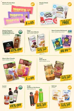 Preview of Sprouts weekly ads valid from 24.09.2025 | Page: 14 | Products: Oil, Cereals, Cookies, Sugar