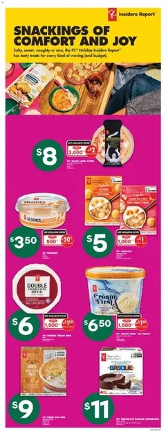 Preview of PC CREAM FIRST ICE CREAM, Selected varieties, 1.5 L from shop No Frills valid from 06.11.2025 | Page: 11