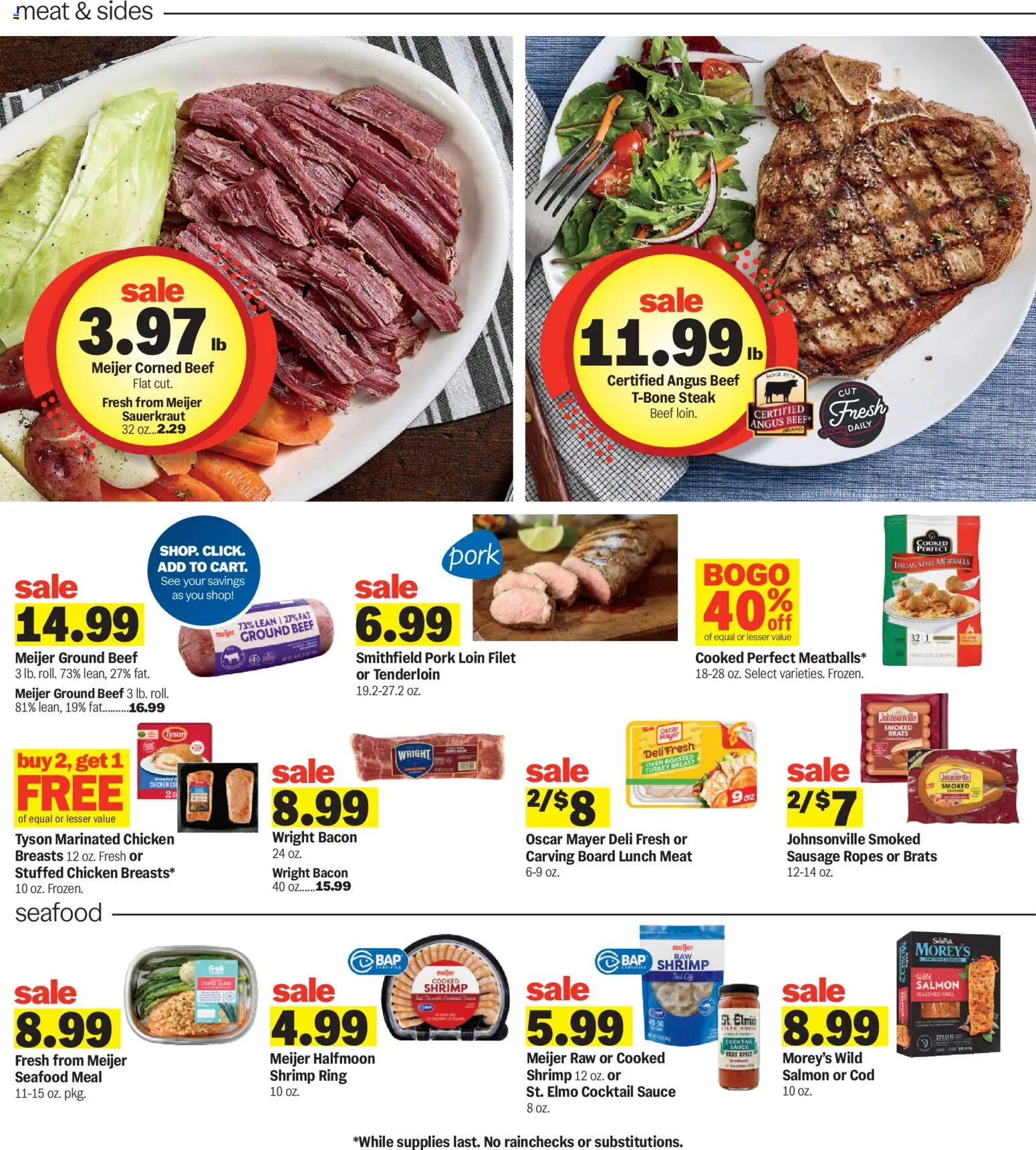 Meijer Weekly Ad - valid from 04.03.2026 | Page: 5 | Products: Ring, Sauce, Seafood, Grill