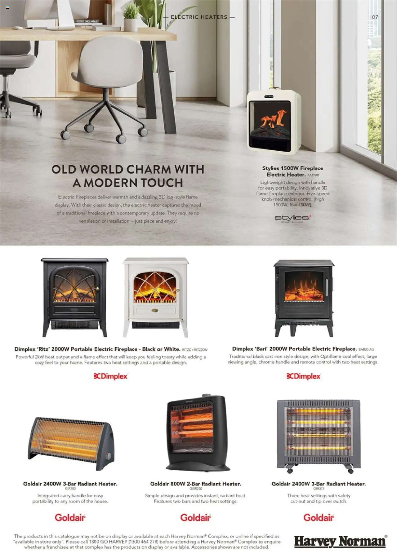 Harvey Norman catalogue - valid from 22.04.2025 | Page: 7 | Products: Heater, Accessories, Remote control, Iron