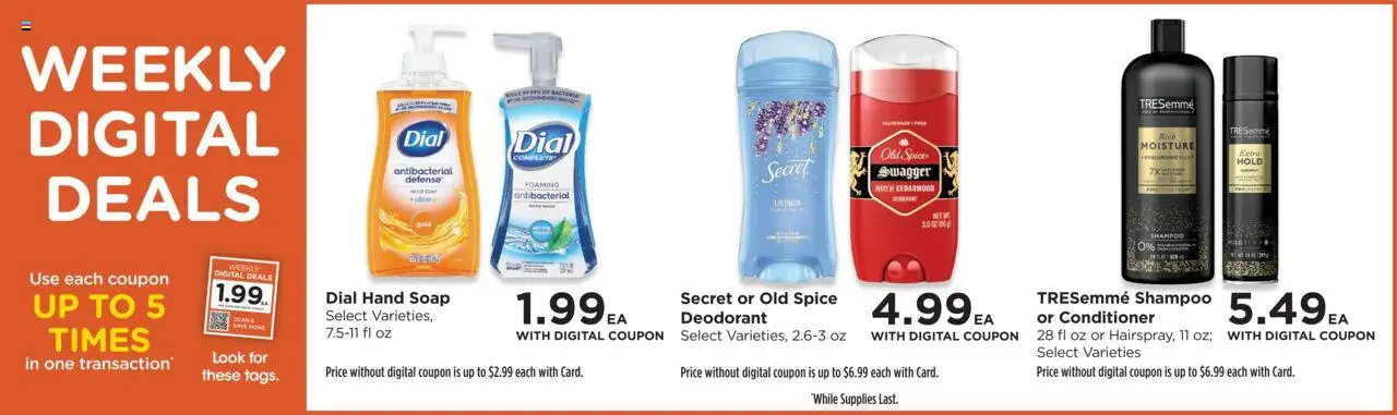 QFC Weekly Ad - valid from 10.09.2025 | Page: 3 | Products: Safe, Conditioner, Soap, Deodorant