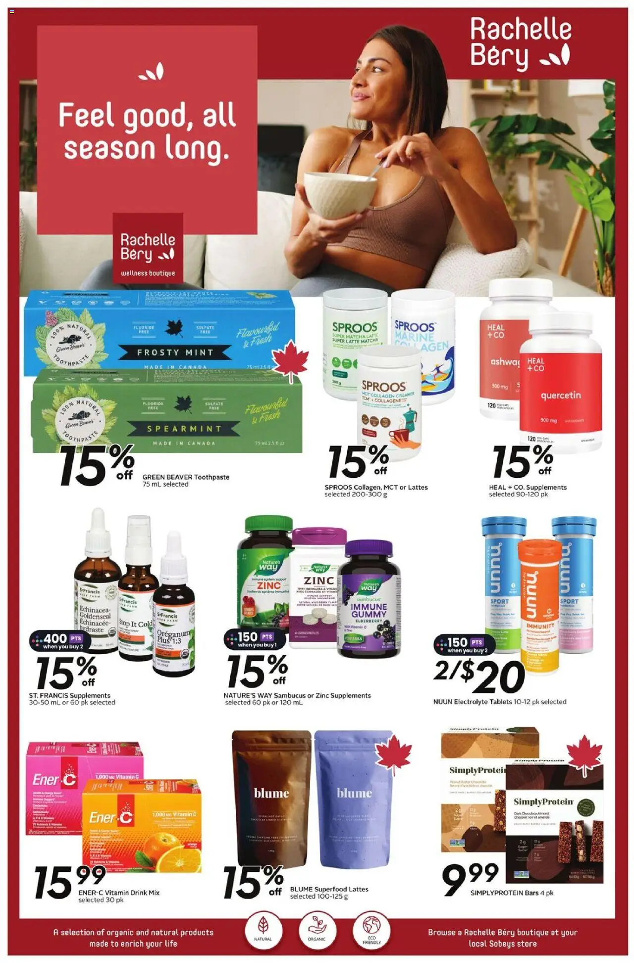 Sobeys flyer valid from 18.09.2025 | Page: 21 | Products: Toothpaste, Butter, Chocolate