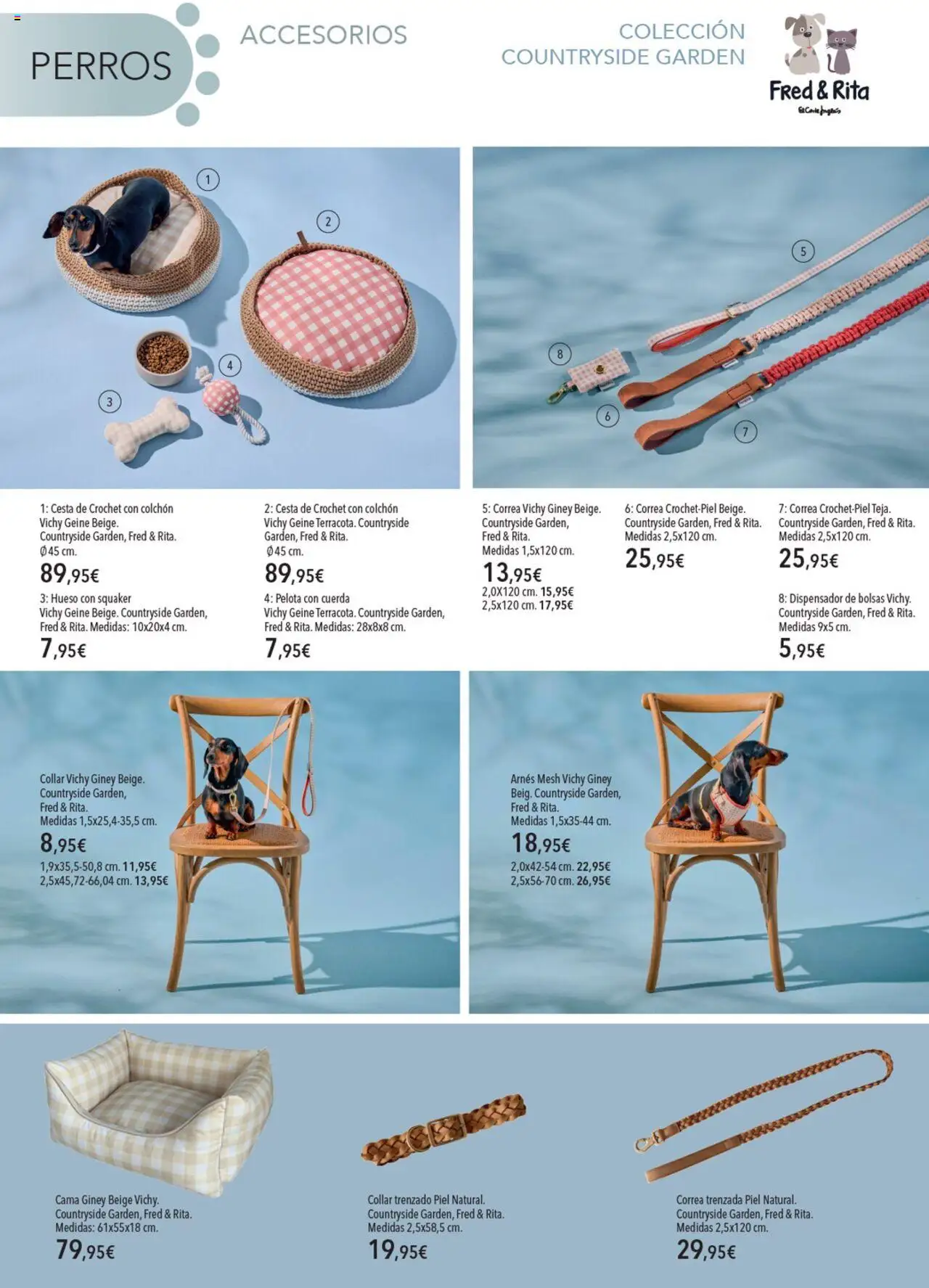 Nuevas ofertas de El Corte Inglés válidas en toda la República Mexicana desde el 01.08.2025. ¡Encuentra las mejores ofertas en El Corte Inglés - Catálogo Mascotas Agosto! | Página: 4 | Productos: Cuerda, Cama, Colchón, Collar