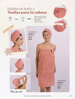 Vista previa de Vianney catálogo Chavos, nuevo folleto de la tienda, válido en México a partir del 23.01.2026 | Página: 157 | Productos: Moño, Toallas, Baño