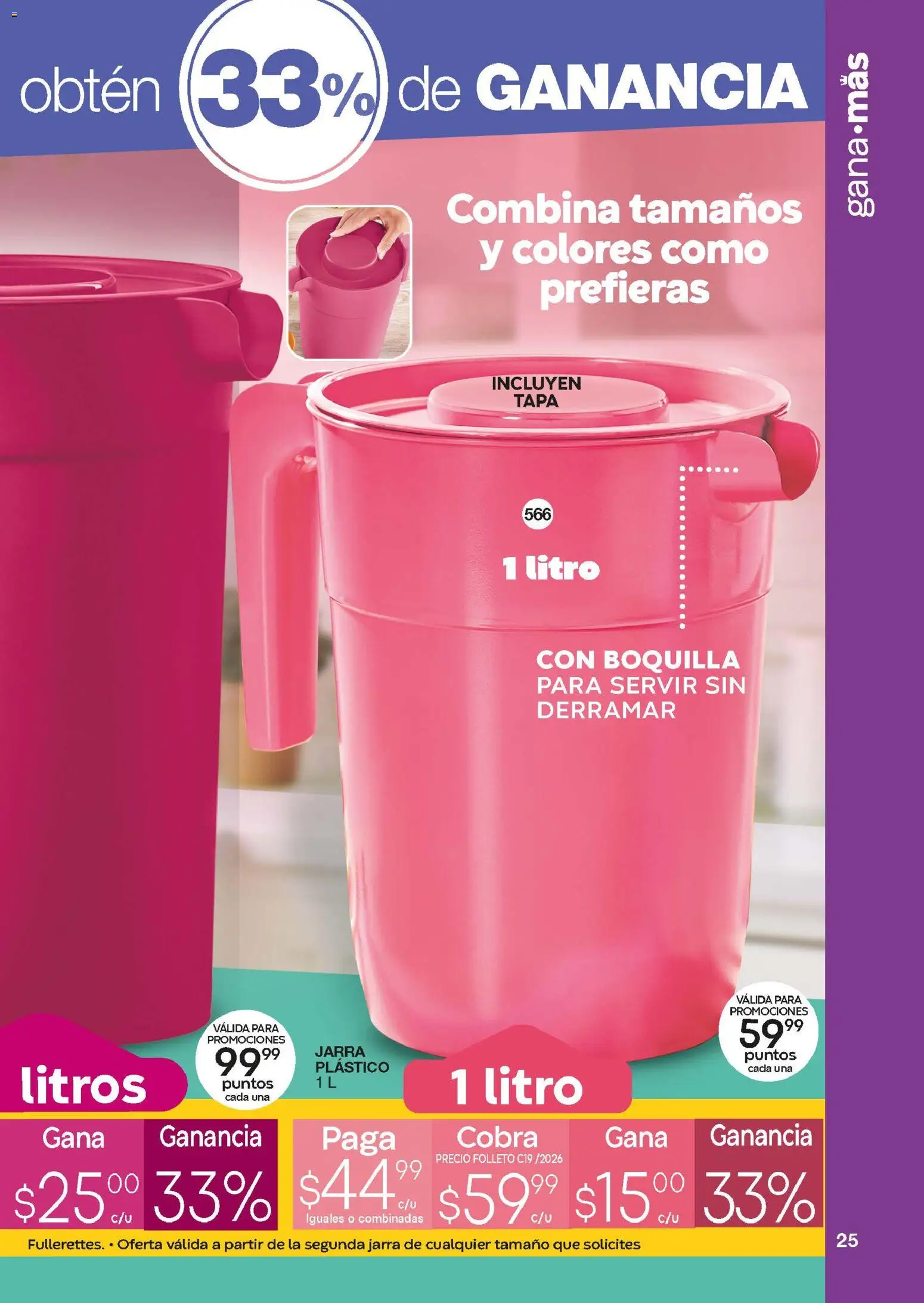 Nuevas ofertas de Fuller válidas en toda la República Mexicana desde el 24.12.2025. ¡Encuentra las mejores ofertas en Fuller Revista Gana Más C19! | Página: 25 | Productos: Jarra