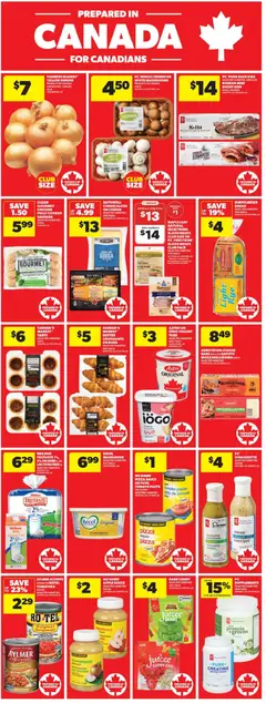 Preview of Real Canadian Superstore weekly flyer / circulaire from shop Real Canadian Superstore valid from 16.04.2026 | Page: 7 | Products: Beef, Bread, Pizza, Tomatoes