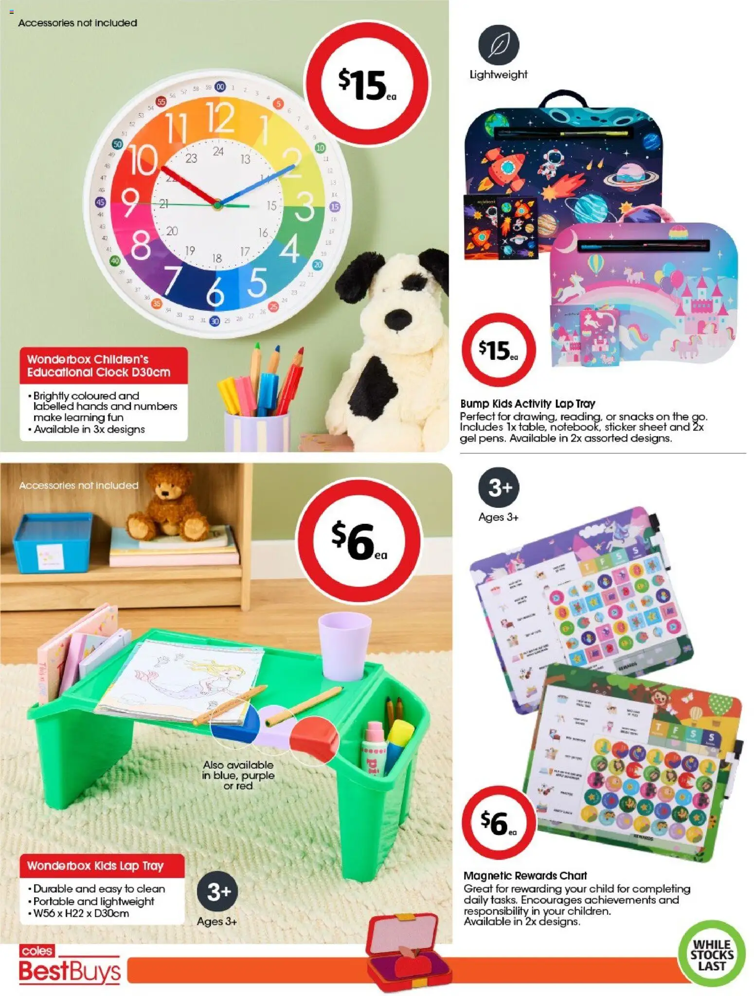 Coles catalogue - valid from 16.01.2026 | Page: 7 | Products: Accessories, Clock, Portable