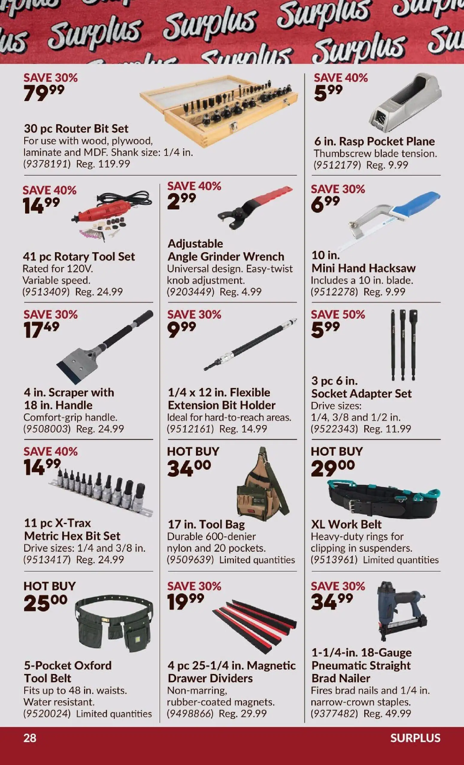 Princess Auto flyer valid from 02.12.2025 | Page: 33 | Products: PC, Bag, Grinder, Socket