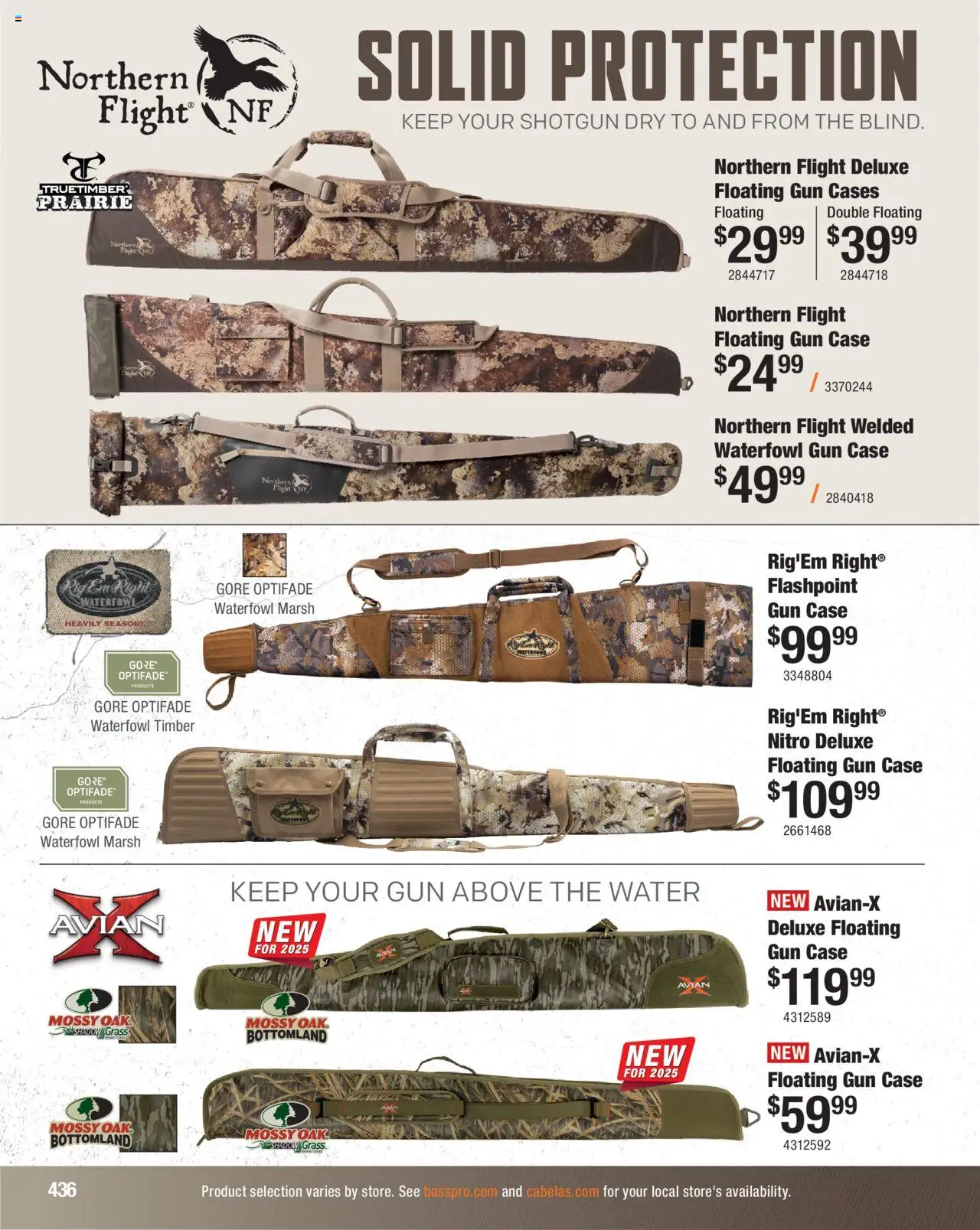 Cabela's Hunting Master 25 - valid from 11.08.2025 | Page: 436 | Products: Water, Case, Gun, Waterfowl