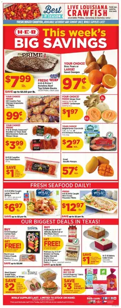 Preview of H-E-B weekly ads valid from 15.04.2026