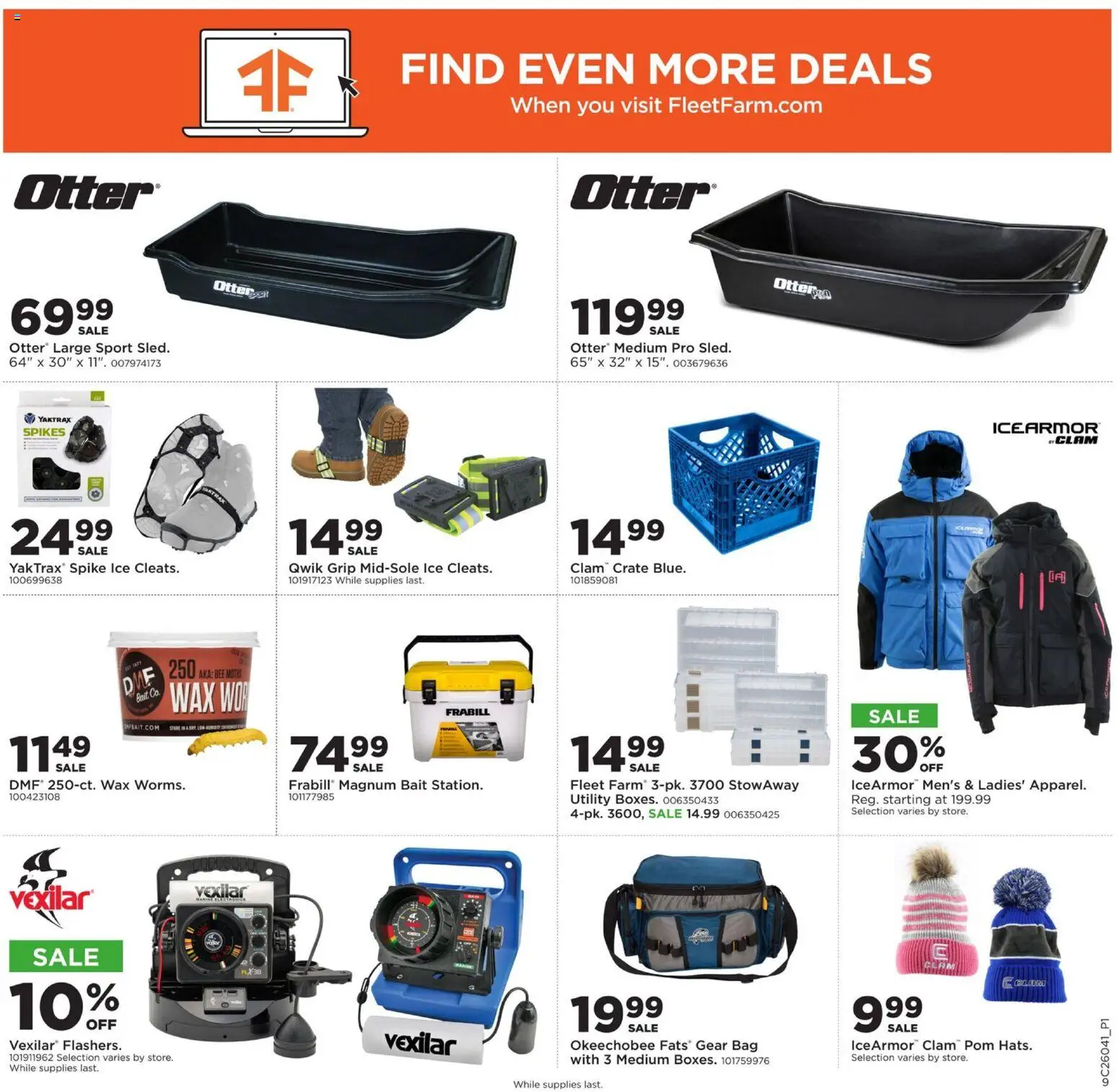 Mills Fleet Farm Weekly Ad - valid from 19.01.2026 | Page: 10 | Products: Bag, Bait
