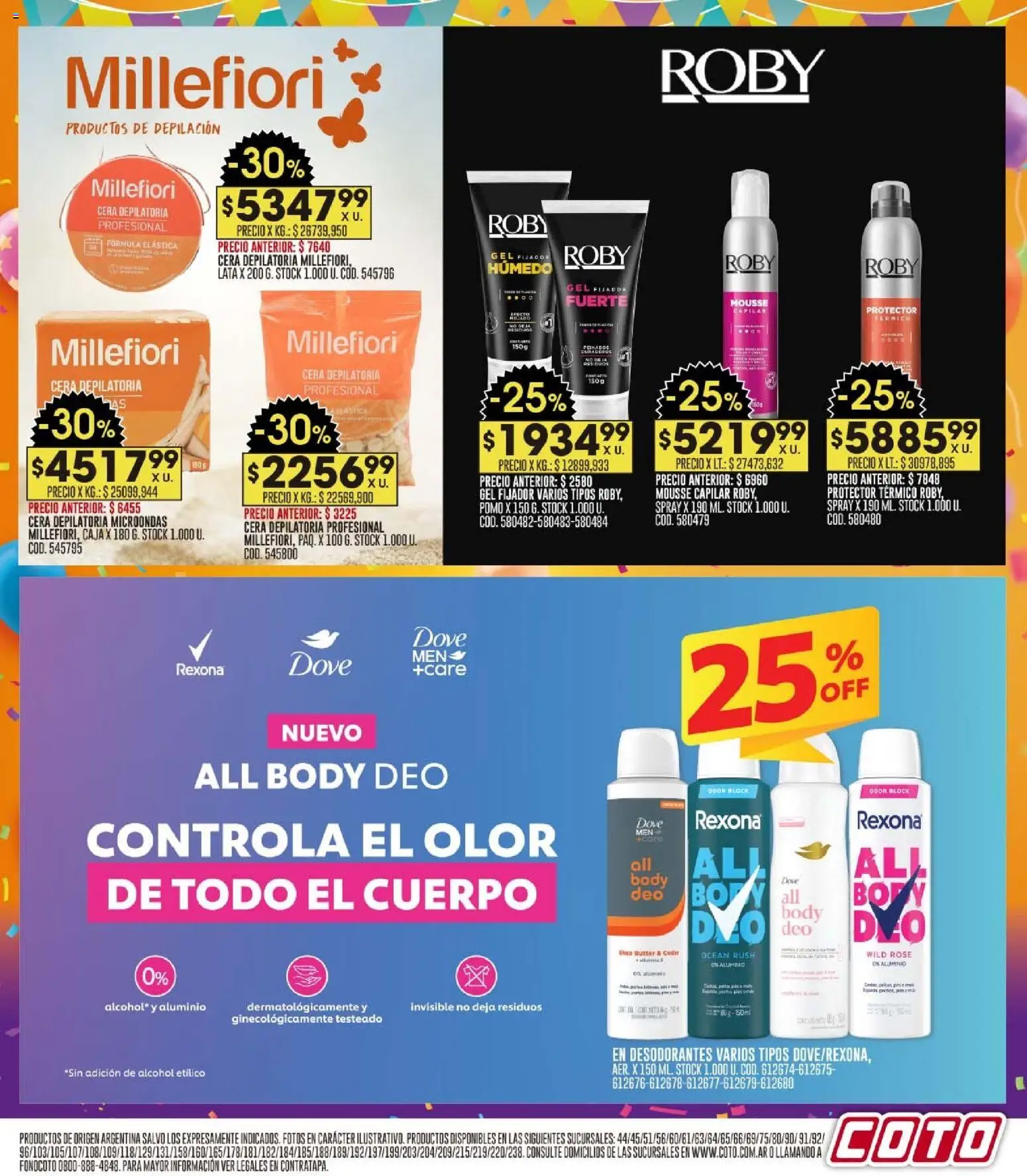 Coto - Ofertas │ válido desde el 27.10.2025 | Página: 19 | Productos: Body, Caja, Fijador, Cera