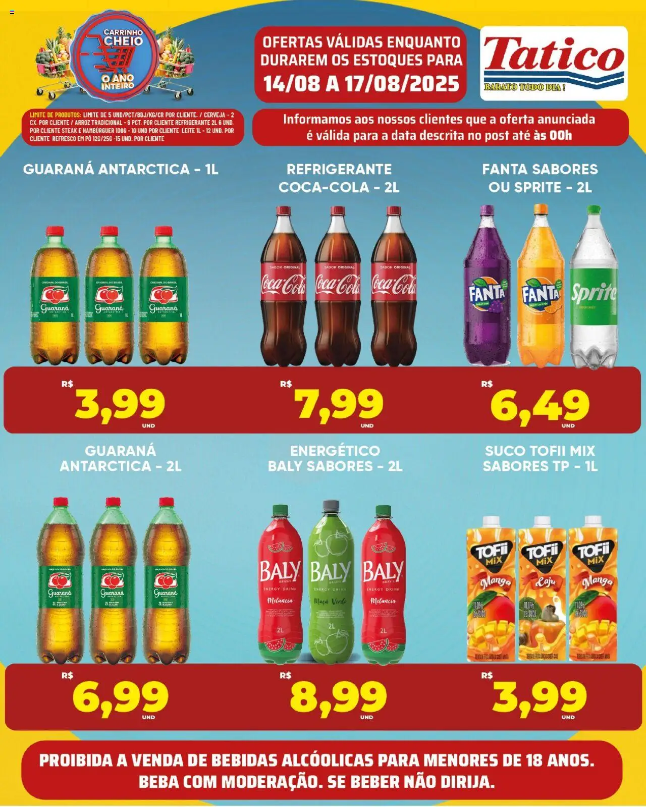 Tatico Folheto - válido de 15.08.2025 | Página: 21 | Produtos: Melancia, Pó, Guaraná, Cerveja