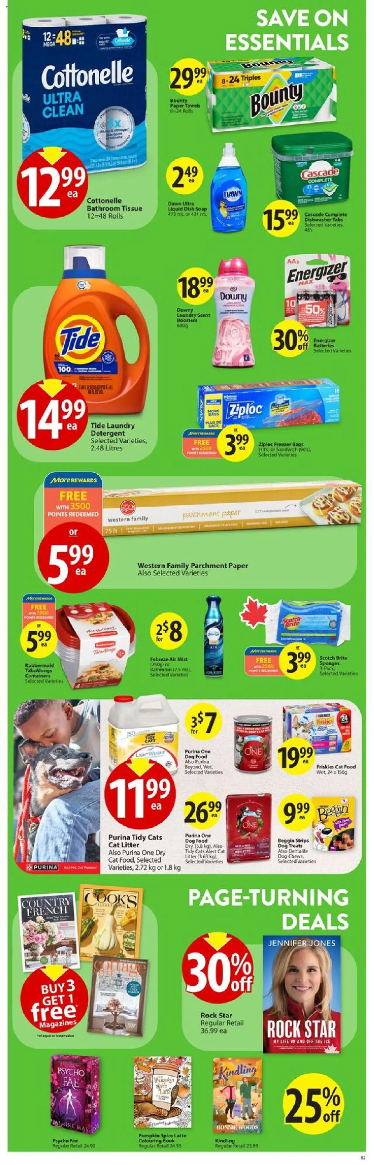 Save on foods flyer valid from 11.09.2025 | Page: 30 | Products: Freezer, Dishwasher, Soap, Pumpkin