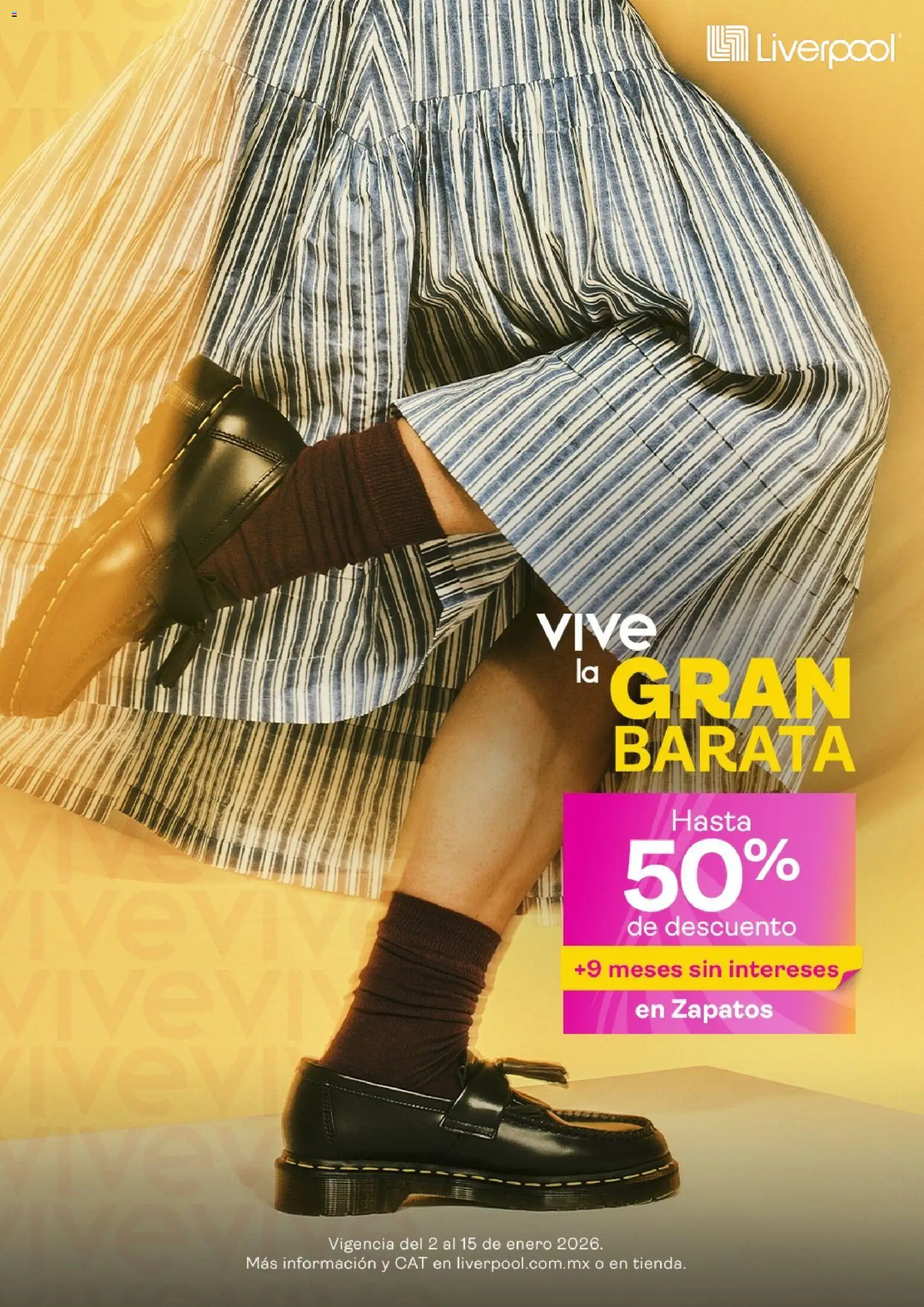 Nuevas ofertas de Liverpool válidas en toda la República Mexicana desde el 02.01.2026. ¡Encuentra las mejores ofertas en Liverpool catálogo Invierno! | Página: 1 | Productos: Zapatos