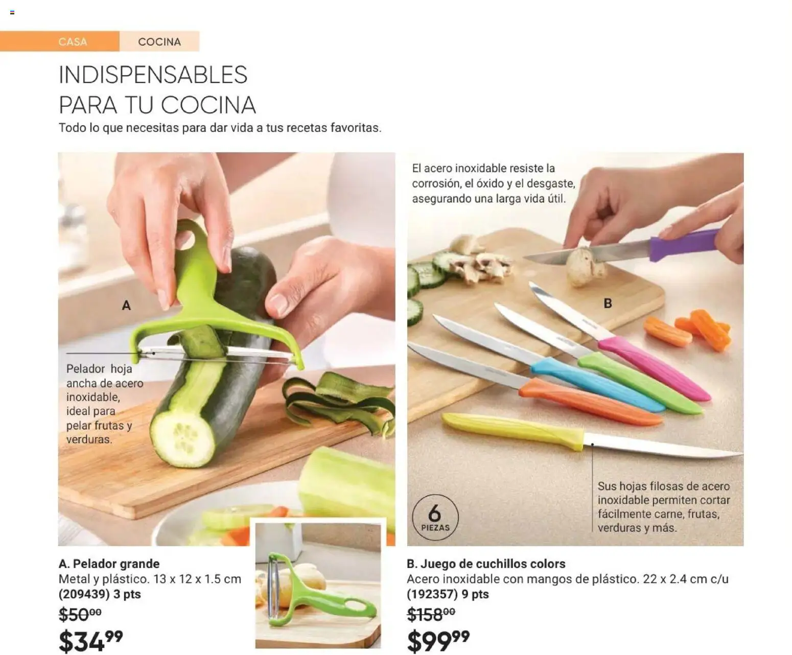 Nuevas ofertas de AVON válidas en toda la República Mexicana desde el 24.04.2026. ¡Encuentra las mejores ofertas en AVON Casa & Estilo 7 2026! | Página: 152 | Productos: Juego, Cocina