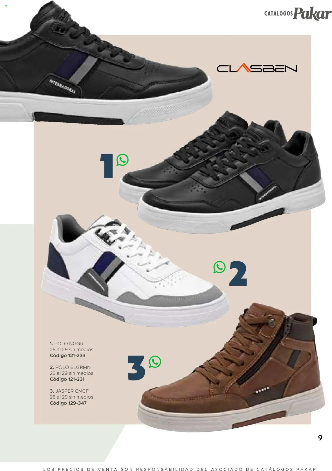 Nuevas ofertas de SC Pakar válidas en toda la República Mexicana desde el 24.07.2025. ¡Encuentra las mejores ofertas en SC Pakar - Catálogo Hombre otoño / invierno! | Página: 9