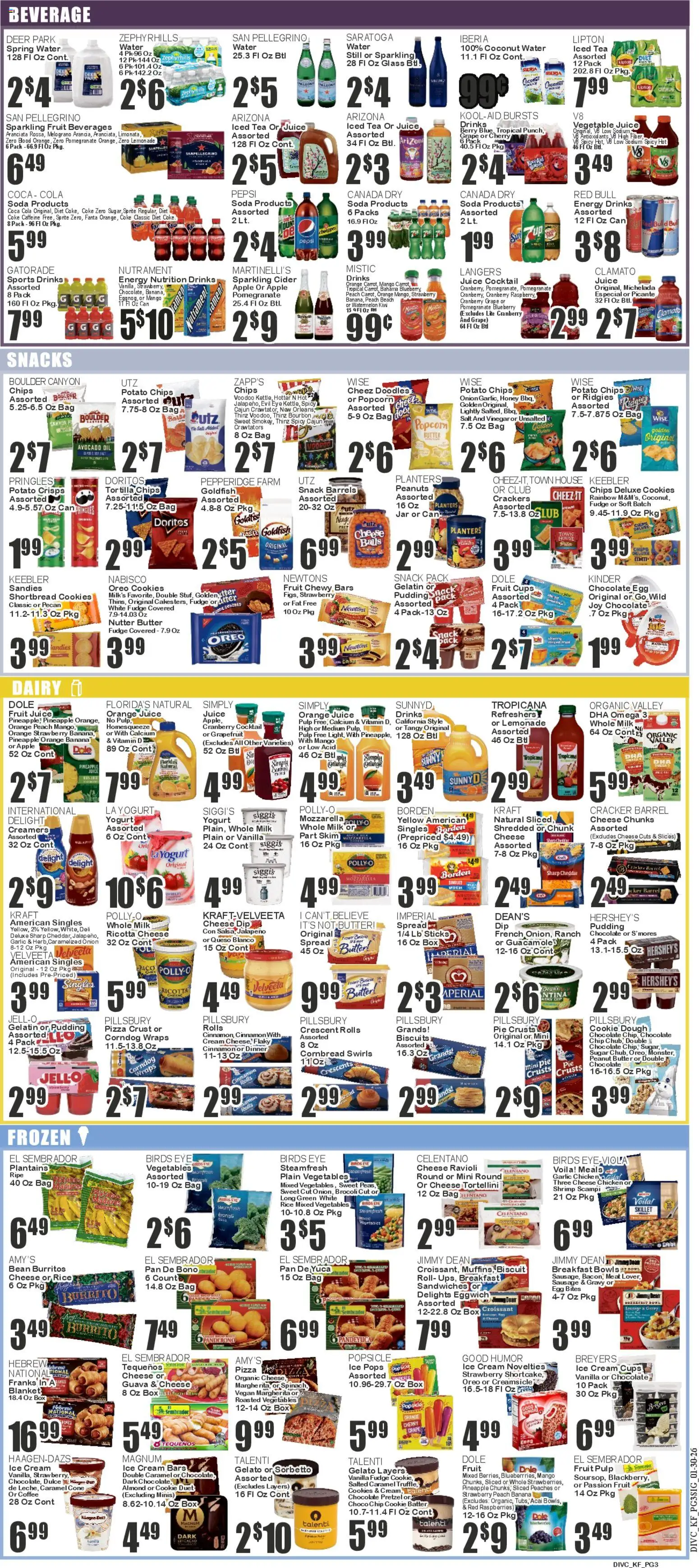 Key Food Weekly Ad - valid from 01.02.2026 | Page: 3 | Products: Vinegar, Coffee, Ice cream, Salt
