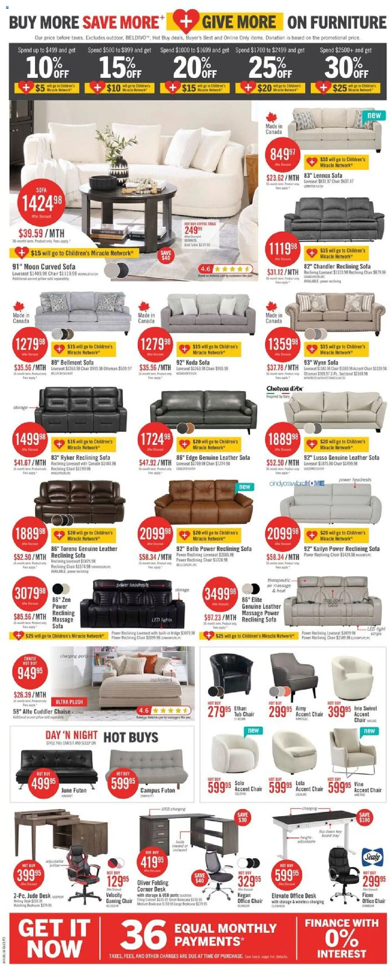 The Brick flyer valid from 30.09.2025 | Page: 5 | Products: Coffee table, Chair, Office desk, Coffee