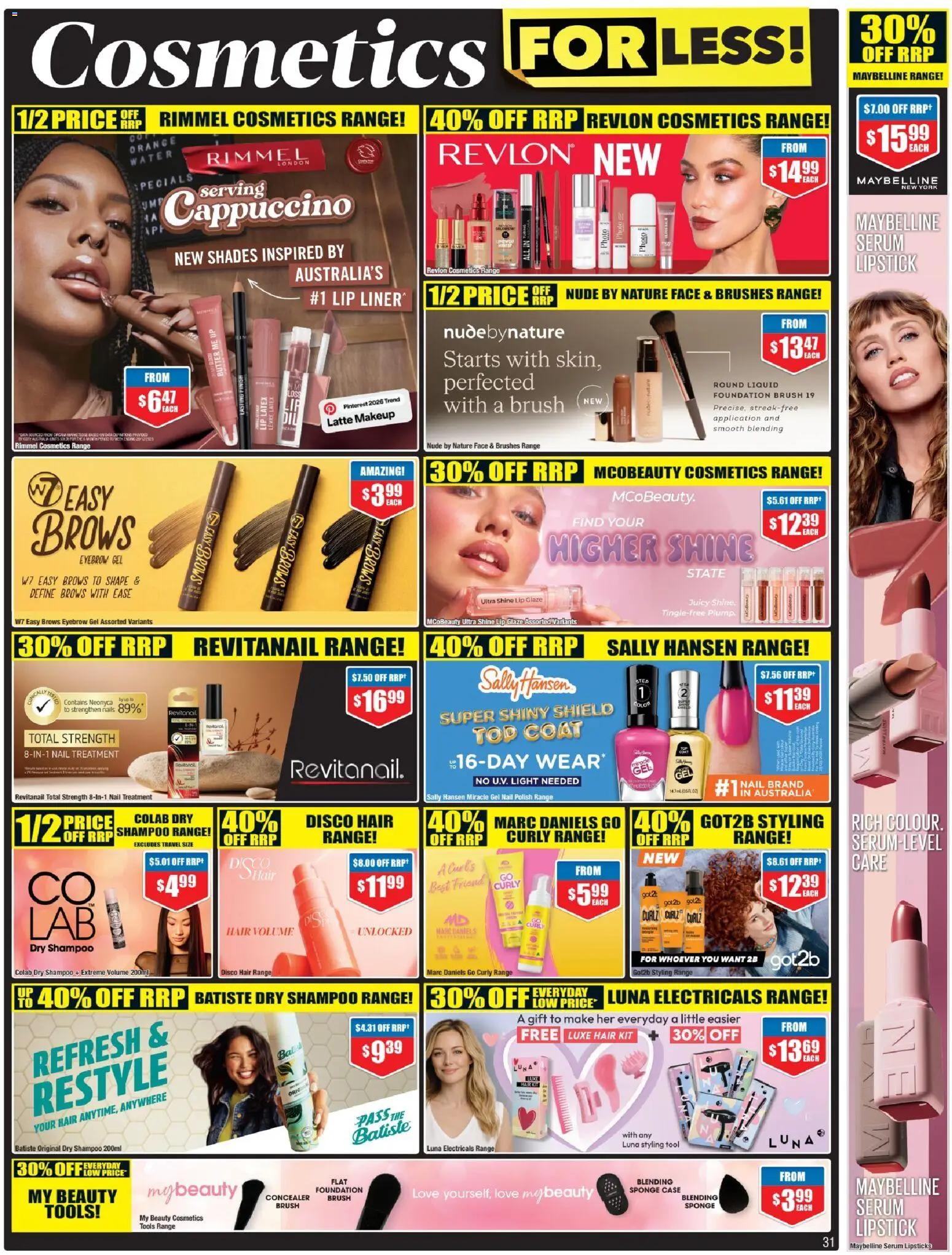 Chemist Warehouse catalogue - valid from 23.04.2026 | Page: 31 | Products: Concealer, Lipstick, Curly, Lip liner