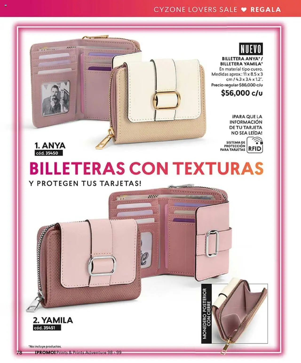 CyZone revista - valida desde el 18.08.2025 | Página: 78 | Productos: Billetera, Monedero
