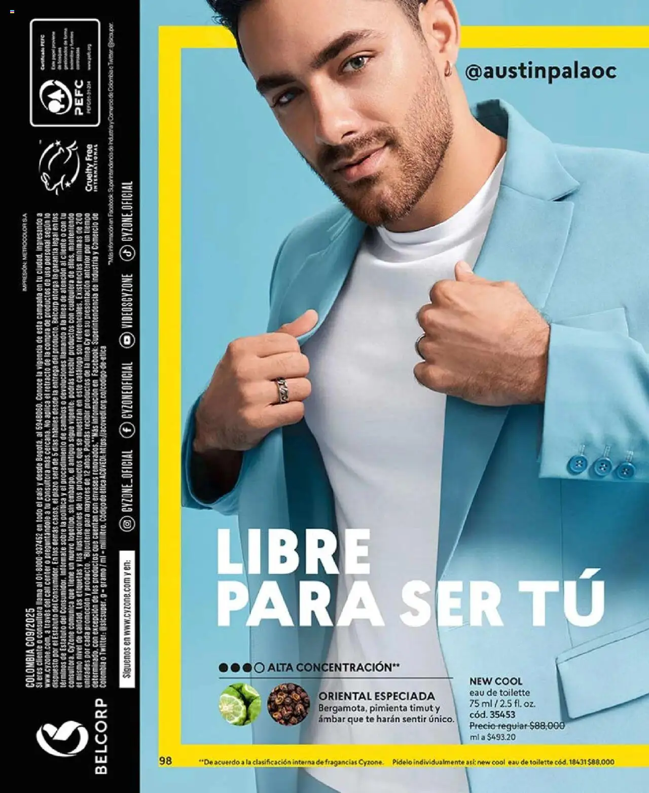 CyZone revista - valida desde el 05.05.2025 | Página: 106 | Productos: Pimienta, Té, Sobre, Eau de toilette
