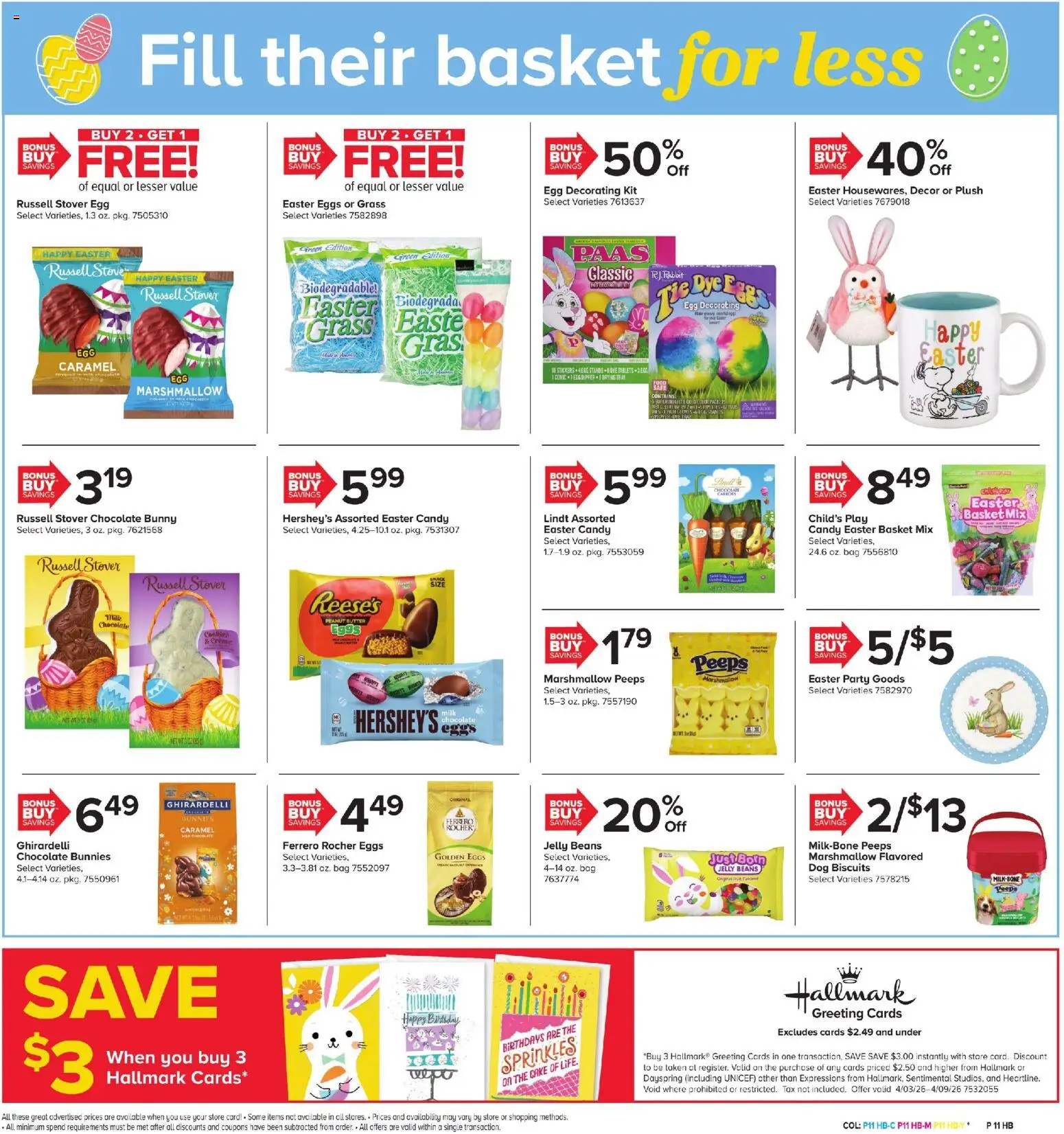 Giant Weekly Ad - valid from 03.04.2026 | Page: 9 | Products: Basket, Butter, Eggs, Bag