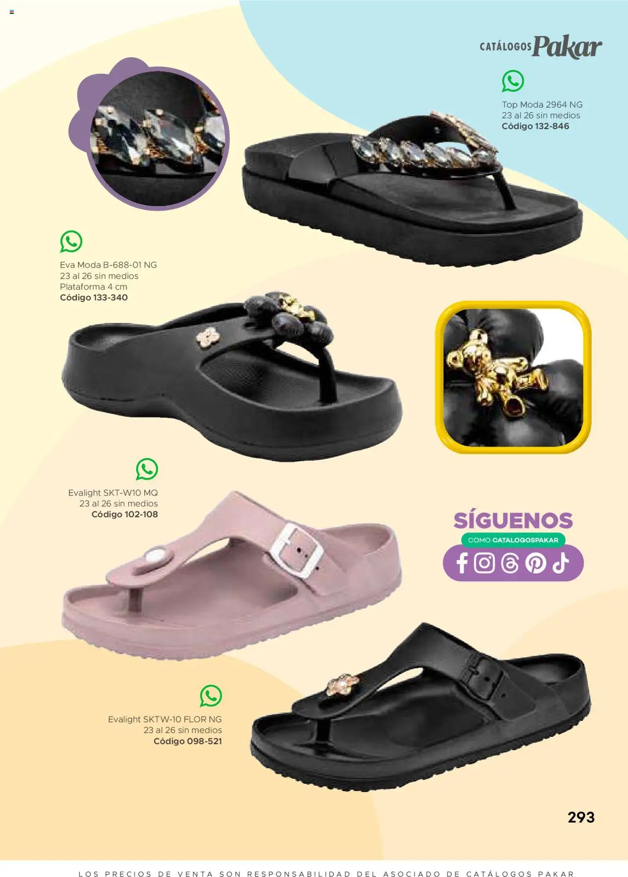 Nuevas ofertas de SC Pakar válidas en toda la República Mexicana desde el 31.01.2025. ¡Encuentra las mejores ofertas en SC Pakar catálogo Primavera Verano! | Página: 293 | Productos: Top