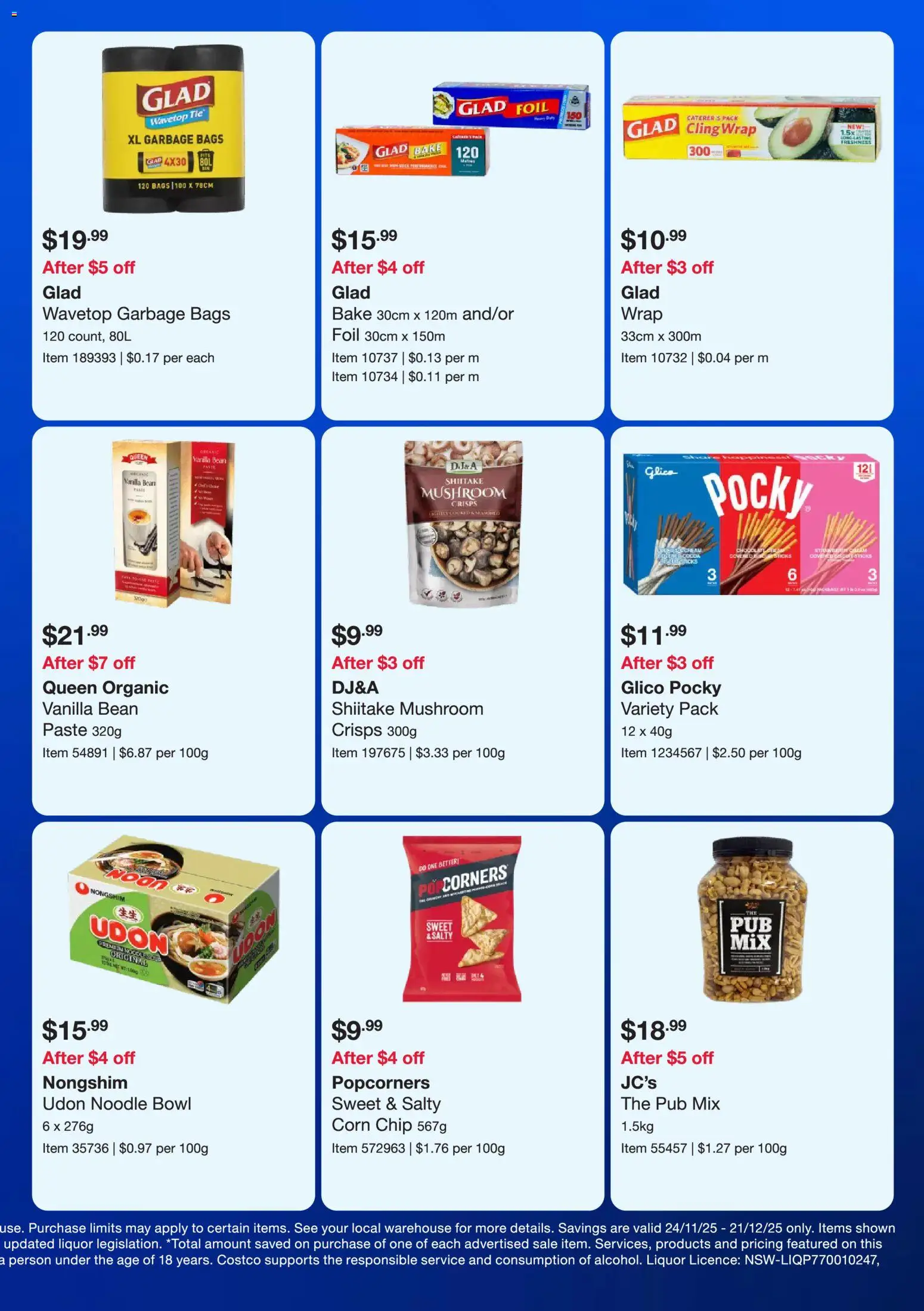 Costco catalogue - valid from 24.11.2025 | Page: 9 | Products: Garbage bags