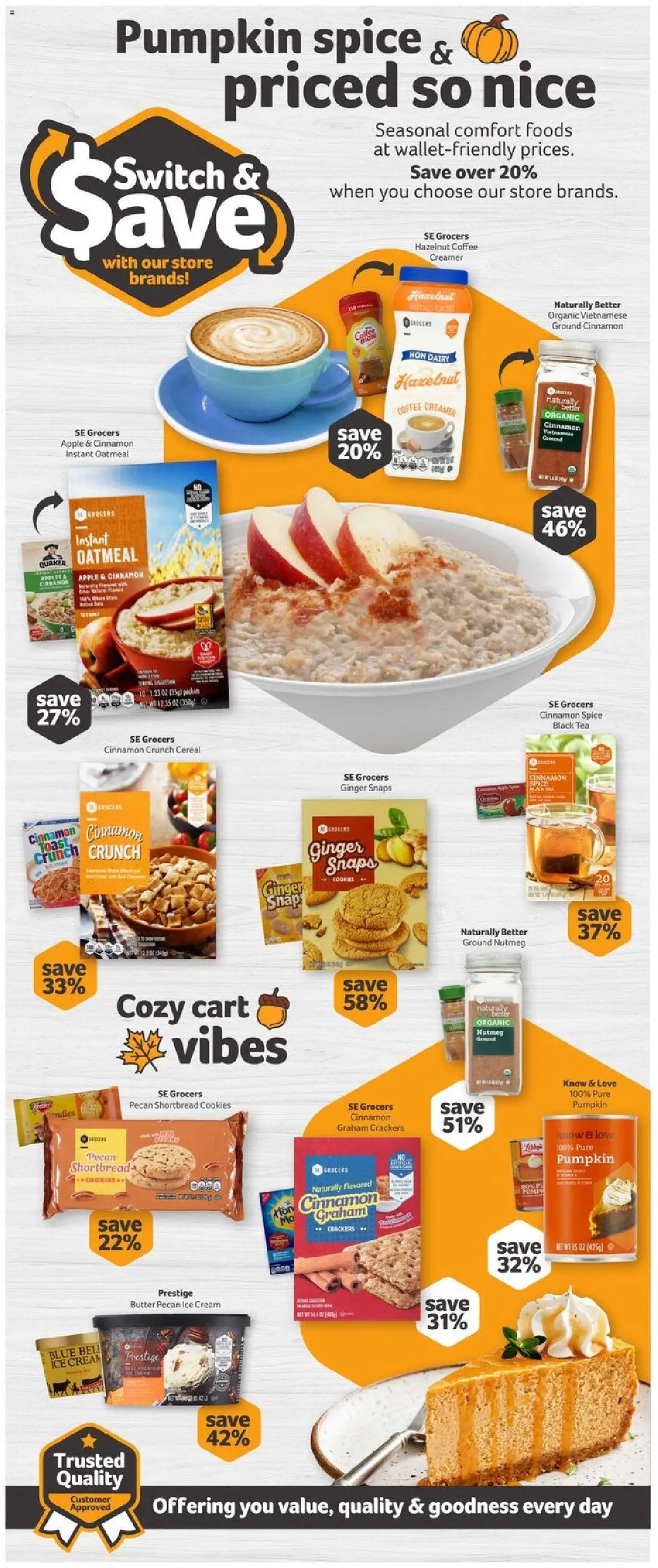 Winn Dixie Weekly Ad - valid from 17.09.2025 | Page: 6 | Products: Ginger, Coffee, Cream, Switch