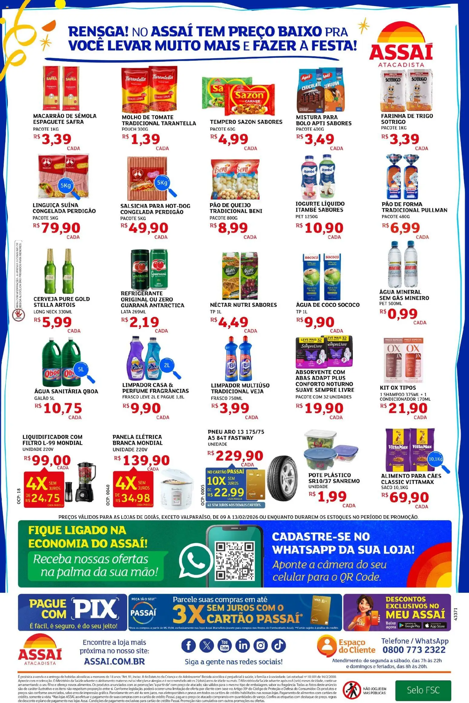 Assaí Atacadista Folheto - válido de 09.02.2026 | Página: 2