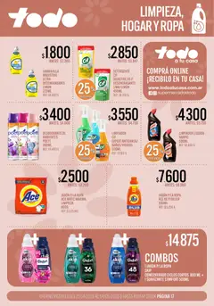 Vista previa Supermercados TODO - Ofertas válido desde el 21.04.2026 | Página: 17 | Productos: Detergente, Limón, Ropa, Suavizante
