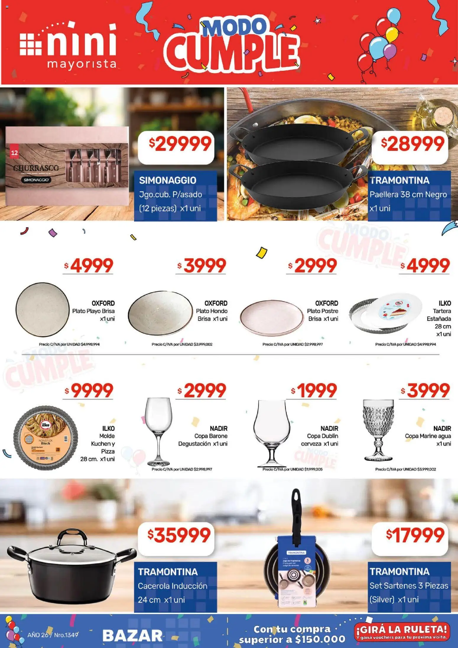 NINI Mayorista Ofertas │ válido desde el 02.03.2026 | Página: 33 | Productos: Molde, Agua, Pizza, Cerveza