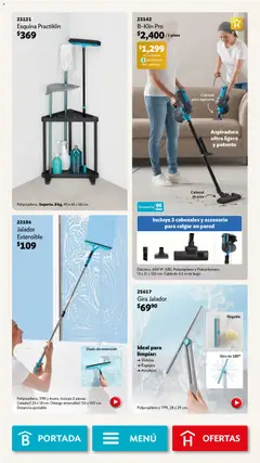 Vista previa de Betterware campaña 2 2026, nuevo folleto de la tienda, válido en México a partir del 02.02.2026 | Página: 106 | Productos: Extensión, Mango, Cable, Aspiradora