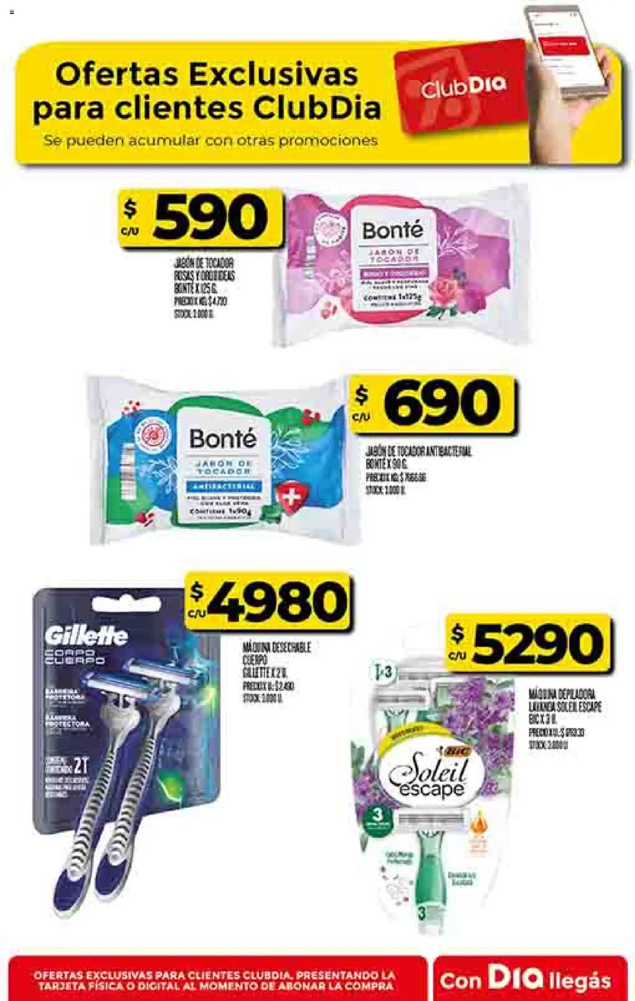 Supermercado DIA Ofertas │ válido desde el 15.10.2025 | Página: 55 | Productos: Jabón, Depiladora