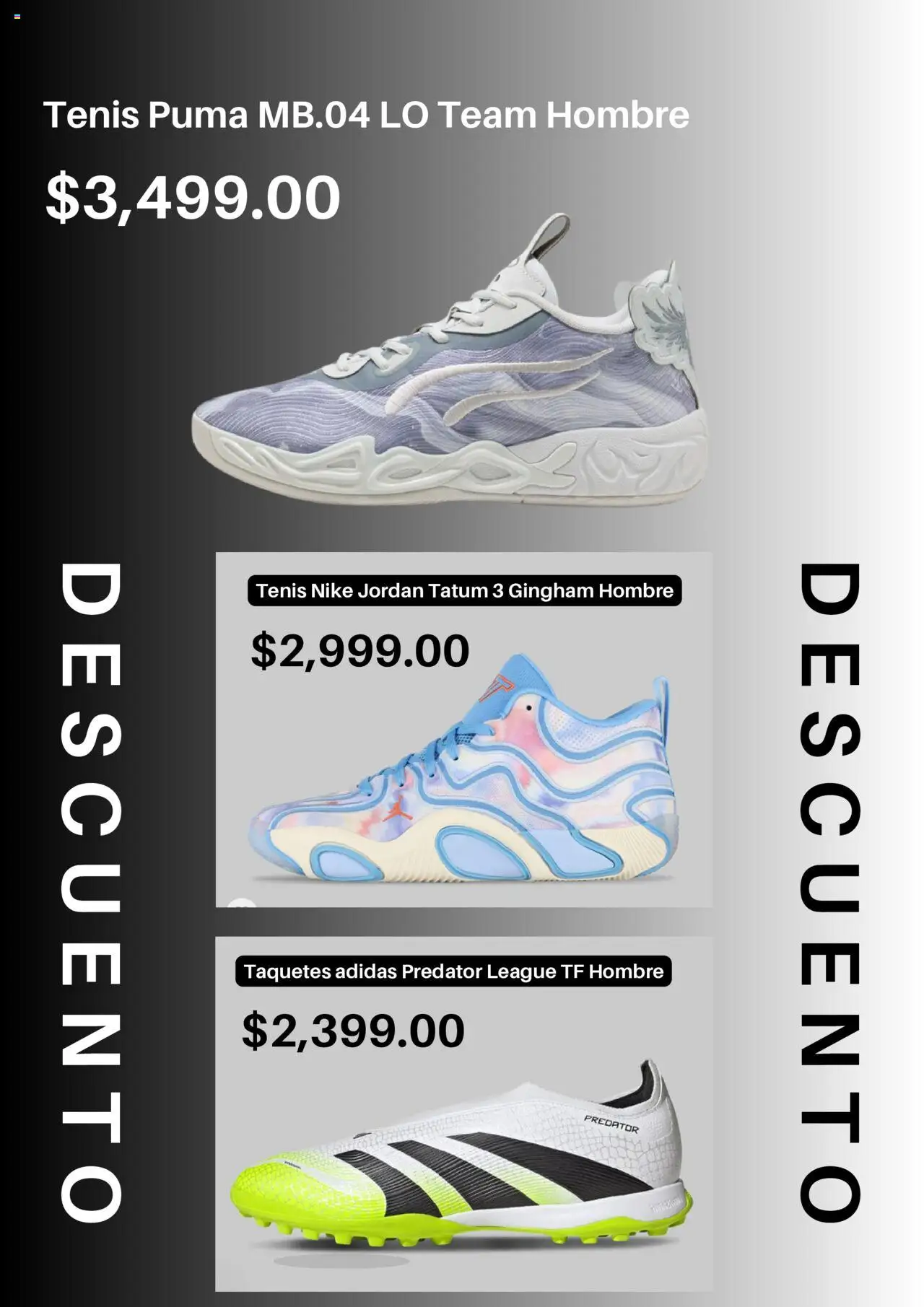 Nuevas ofertas de Dportenis válidas en toda la República Mexicana desde el 07.08.2025. ¡Encuentra las mejores ofertas en Dportenis - Hot Sale aviso! | Página: 2 | Productos: Tenis