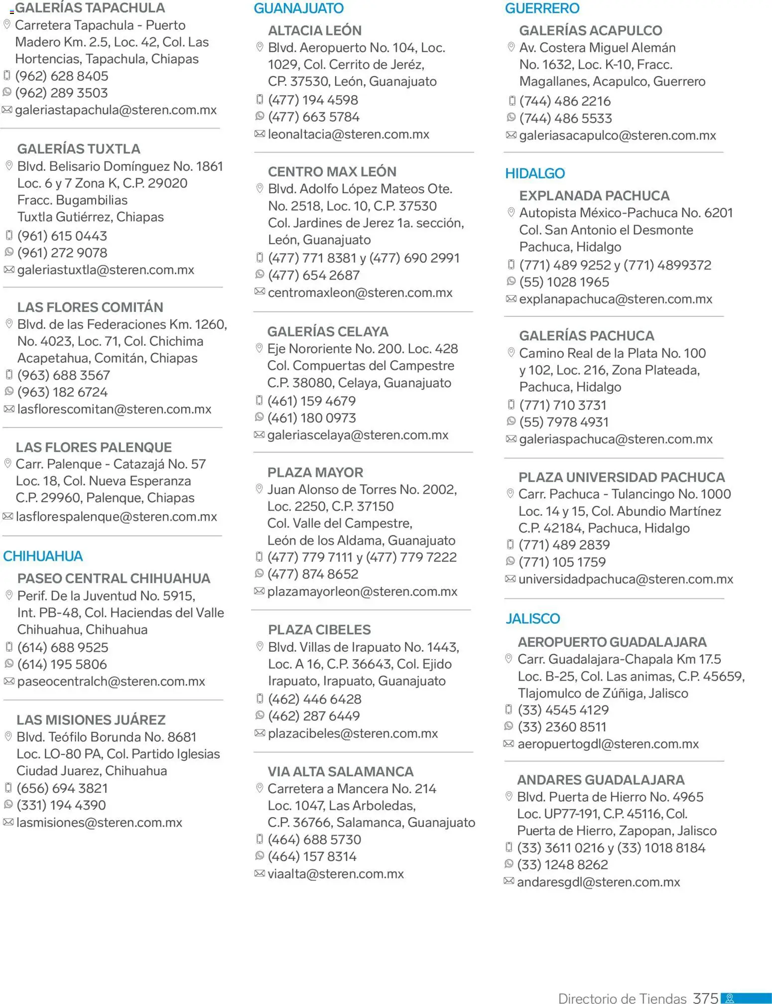 Nuevas ofertas de Steren válidas en toda la República Mexicana desde el 01.01.2026. ¡Encuentra las mejores ofertas en Steren catálogo! | Página: 387
