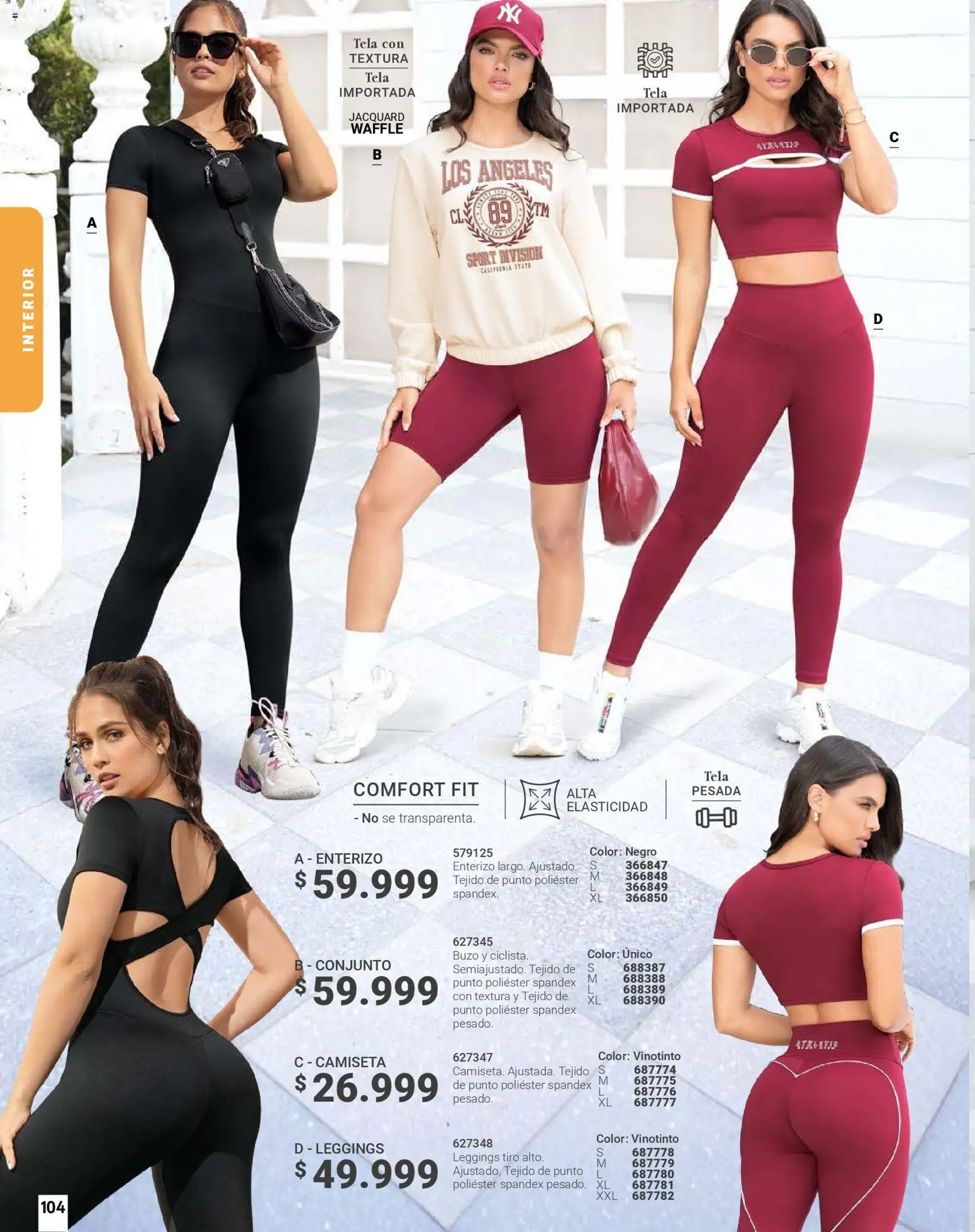 Carmel revista - valida desde el 01.01.2026 | Página: 104 | Productos: Buzo, Camiseta, Conjunto, Enterizo