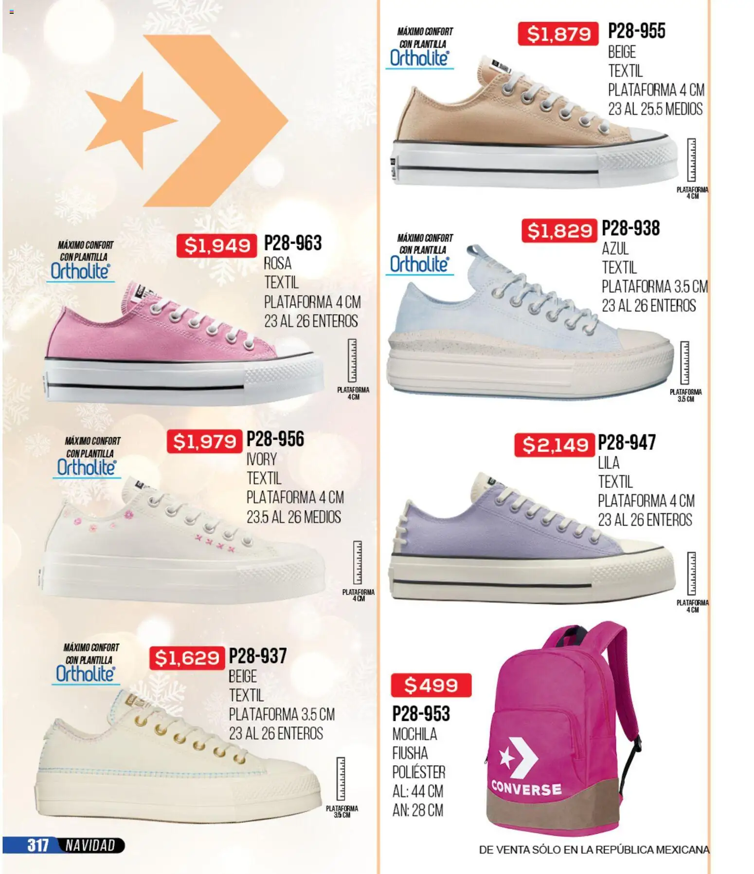 Nuevas ofertas de Cklass válidas en toda la República Mexicana desde el 30.11.2025. ¡Encuentra las mejores ofertas en Cklass catálogo Rebajas Navideñas Calzado! | Página: 318 | Productos: Mochila