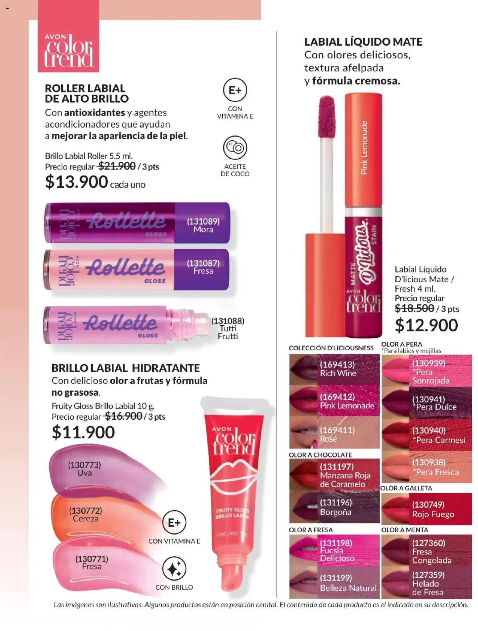 Avon revista - valida desde el 01.12.2025 | Página: 57 | Productos: Helado, Manzana, Mora, Chocolate