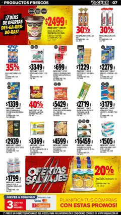 Yaguar - Mar del Plata │ válido desde el 11.08.2025 | Página: 7 | Productos: Dulce de leche, Pan, Pizza, Ravioles