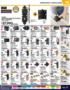Construmart Ofertas válido desde el 01.03.2026 | Página: 11 | Productos: Caja, Baño, Tirador, Cerradura
