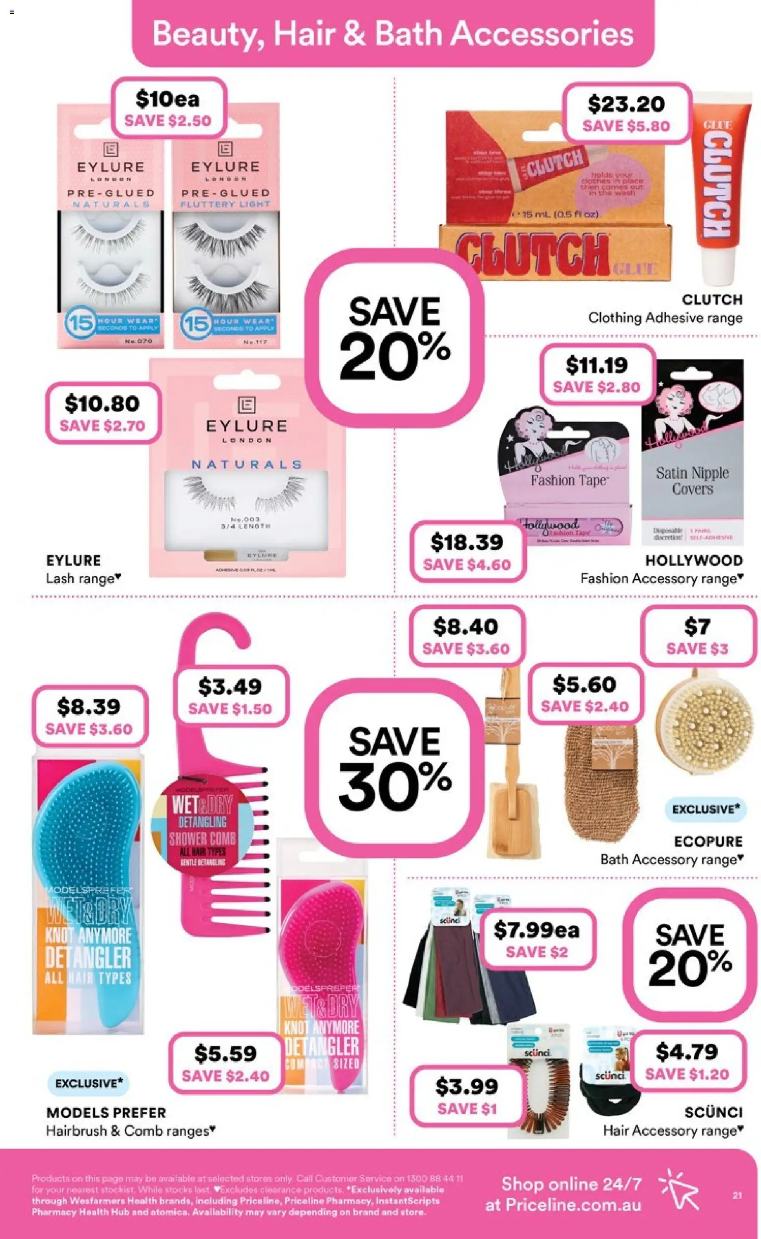 Priceline Pharmacy catalogue - valid from 30.10.2025 | Page: 21 | Products: Clutch, Bath, Shower, Glue