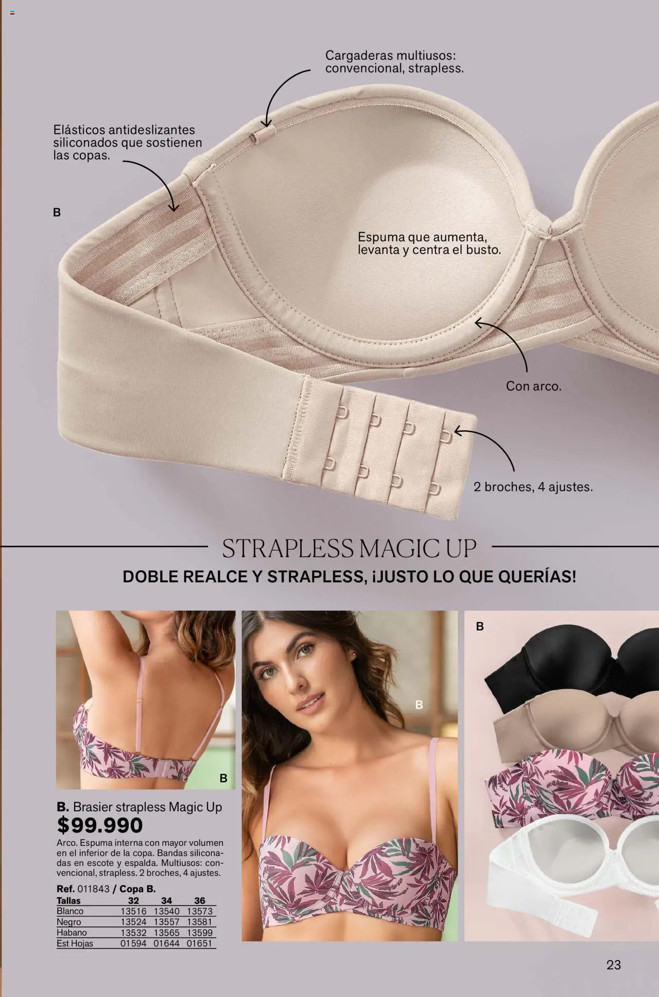 Leonisa revista - valida desde el 04.08.2025 | Página: 23 | Productos: Espuma, Brasier