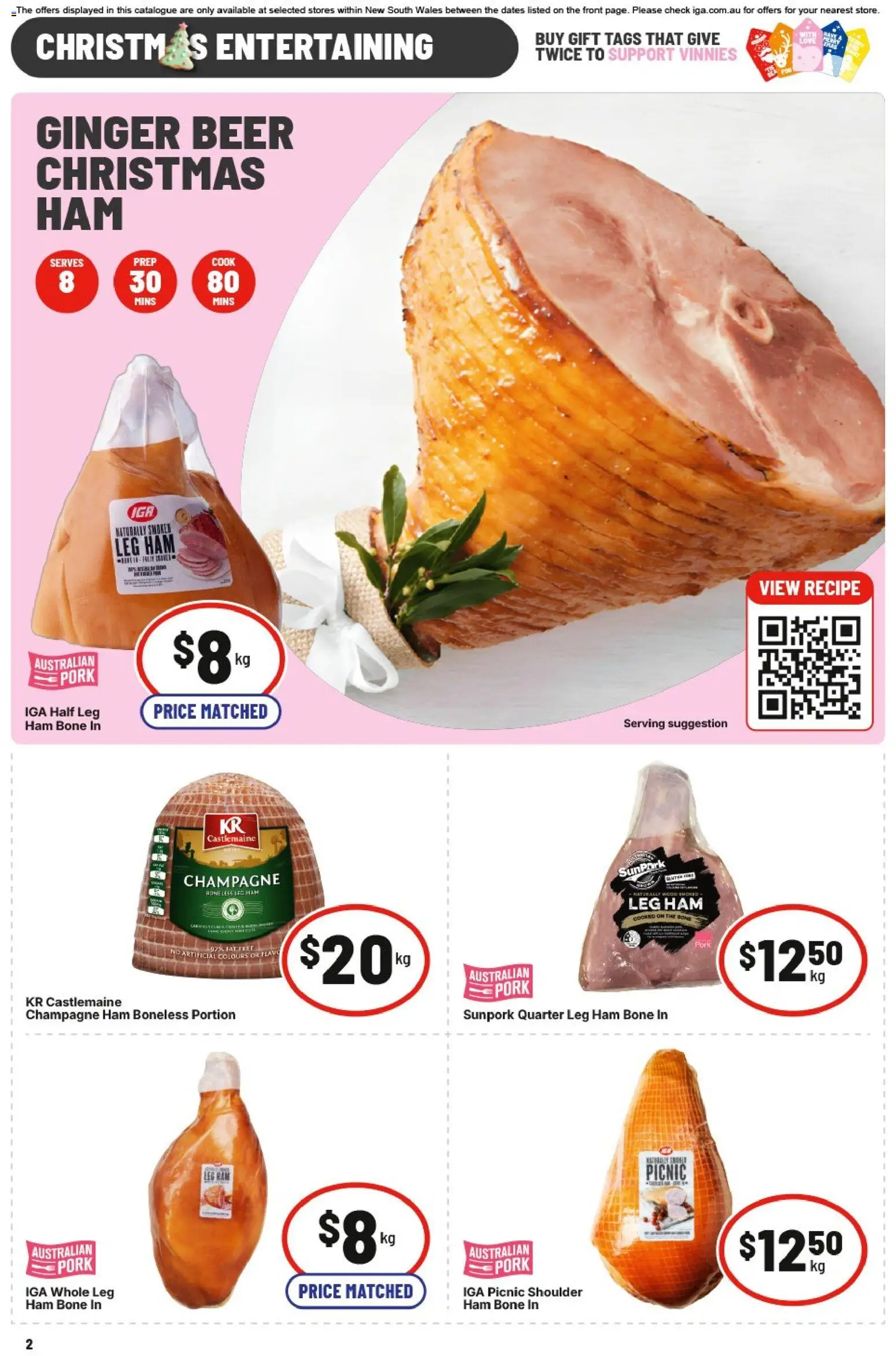 IGA catalogue - valid from 19.11.2025 | Page: 5 | Products: Ginger, Ham, Beer, Pork