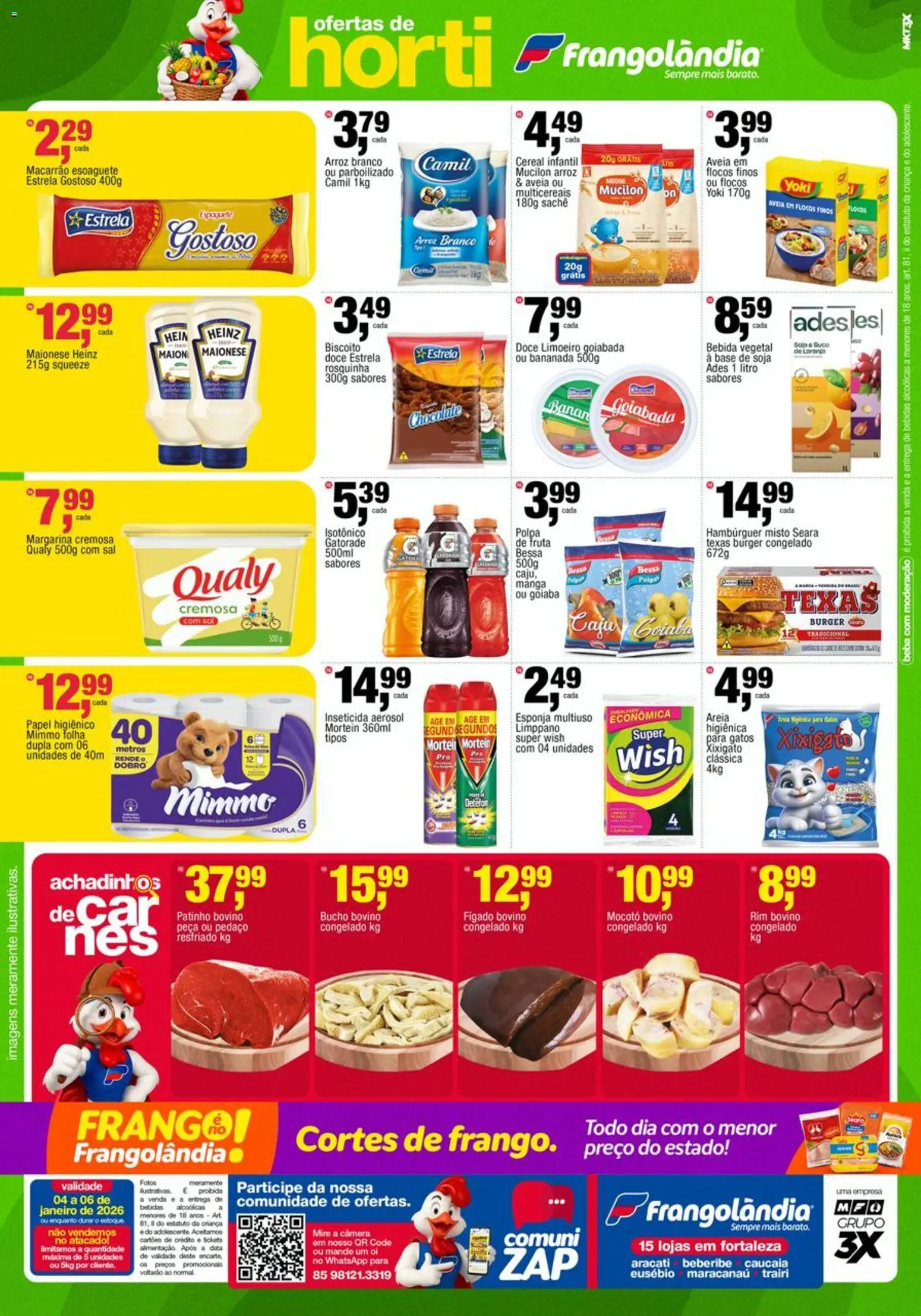Frangolândia Folheto - válido de 04.01.2026 | Página: 2 | Produtos: Goiaba, Bebida, Sal, Câmera