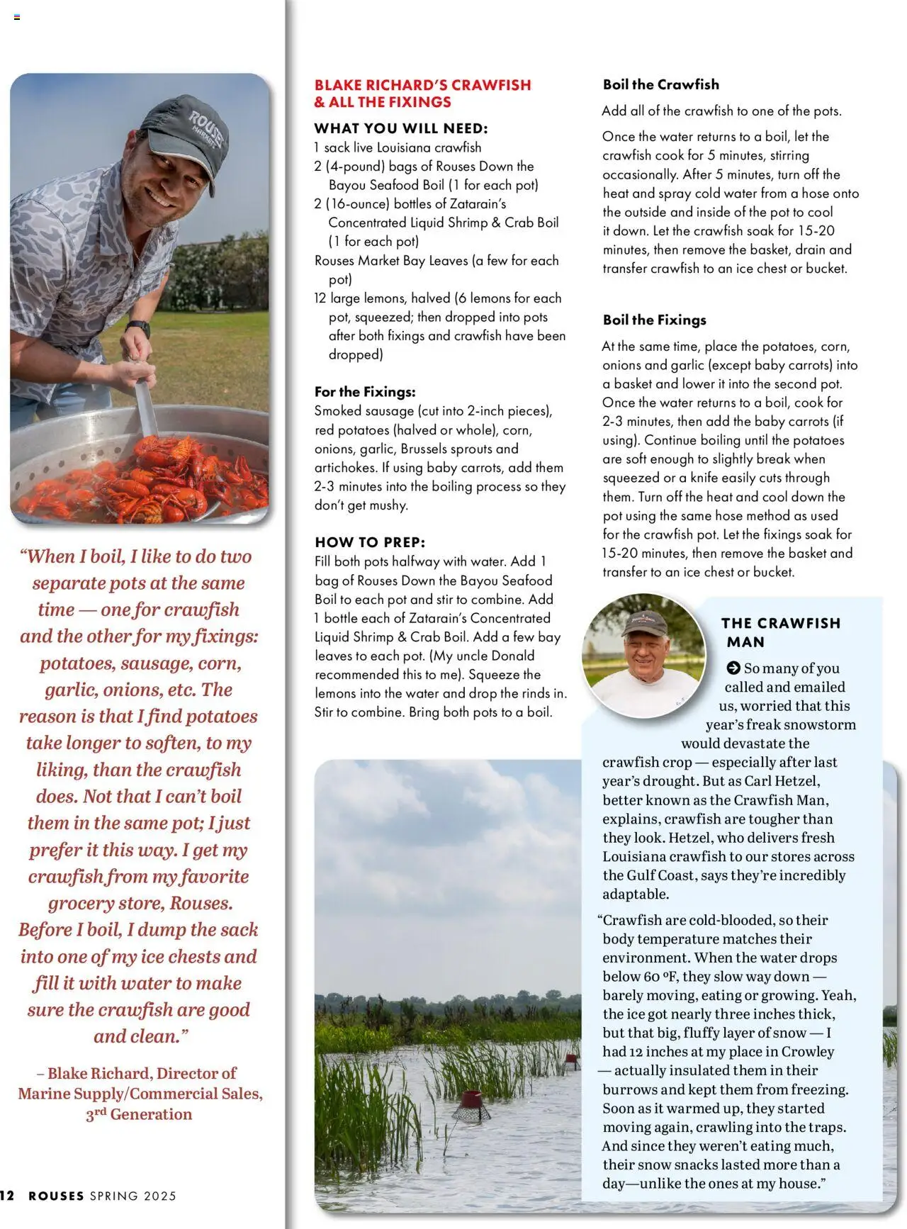 Rouses Magazine Spring 2025 - valid from 24.04.2025 | Page: 14 | Products: Potatoes, Seafood, Sausage, Bag